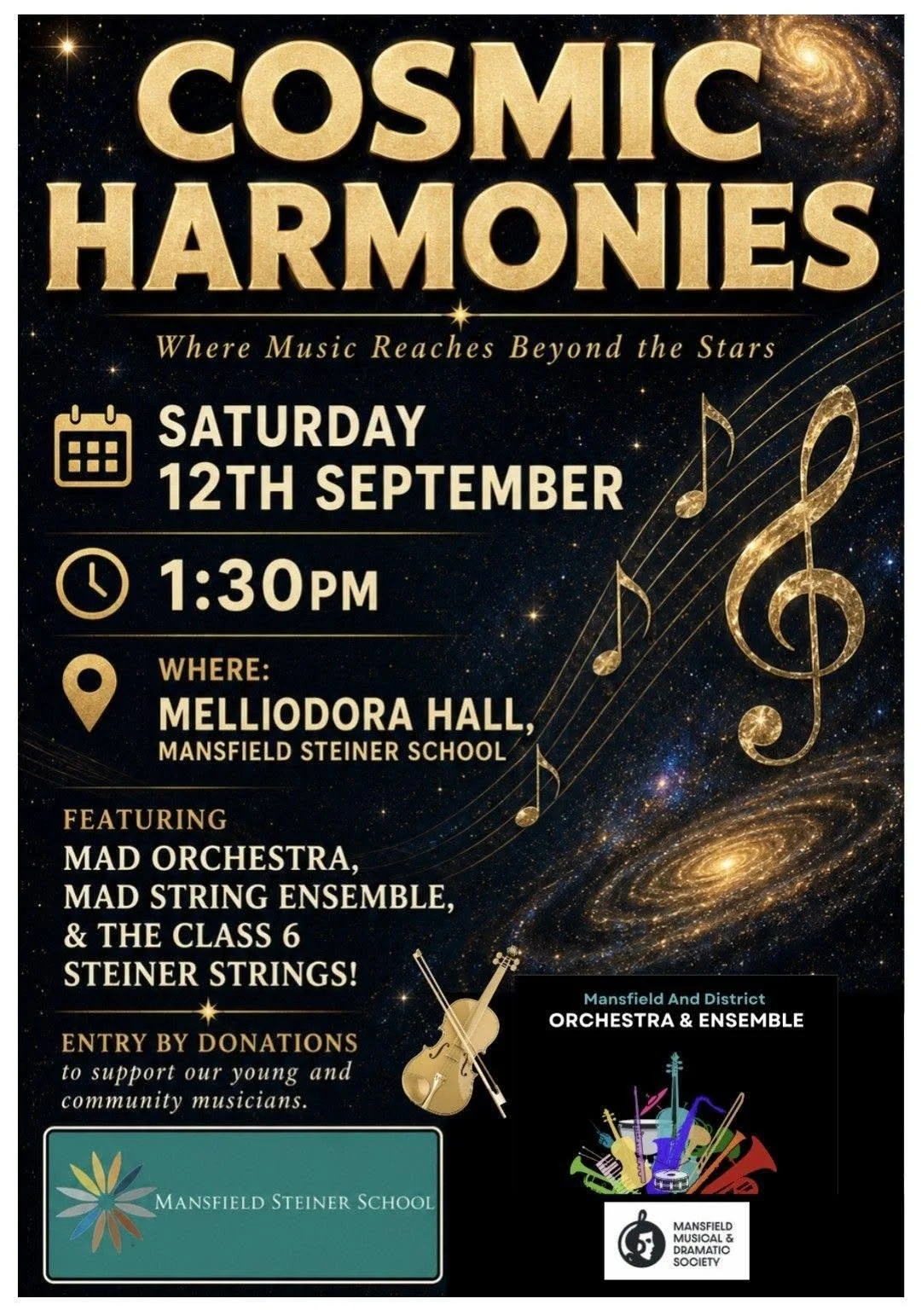Cosmic Harmonies Poster