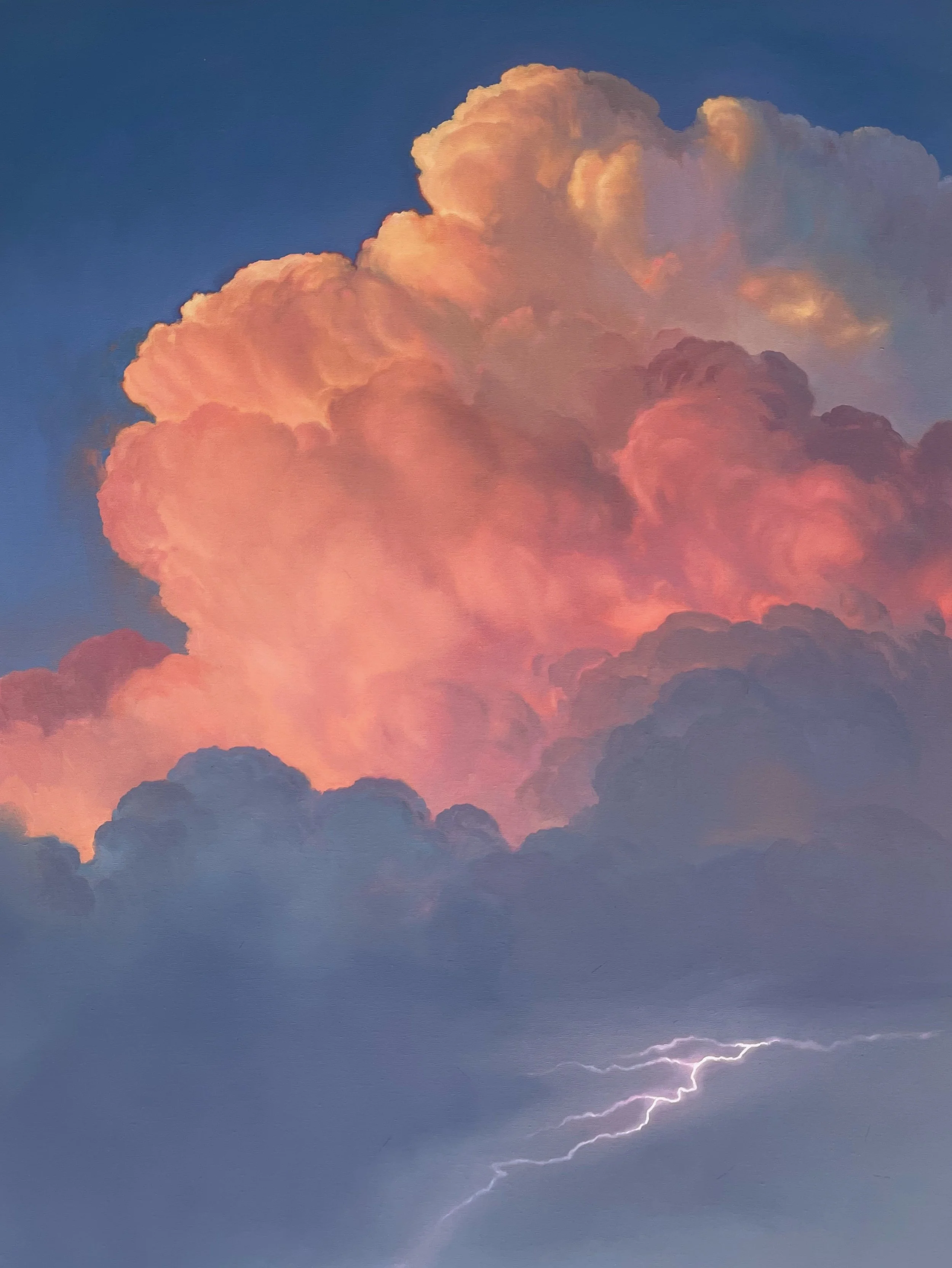 Strike 54, 2026, 40x30in, oil on linen