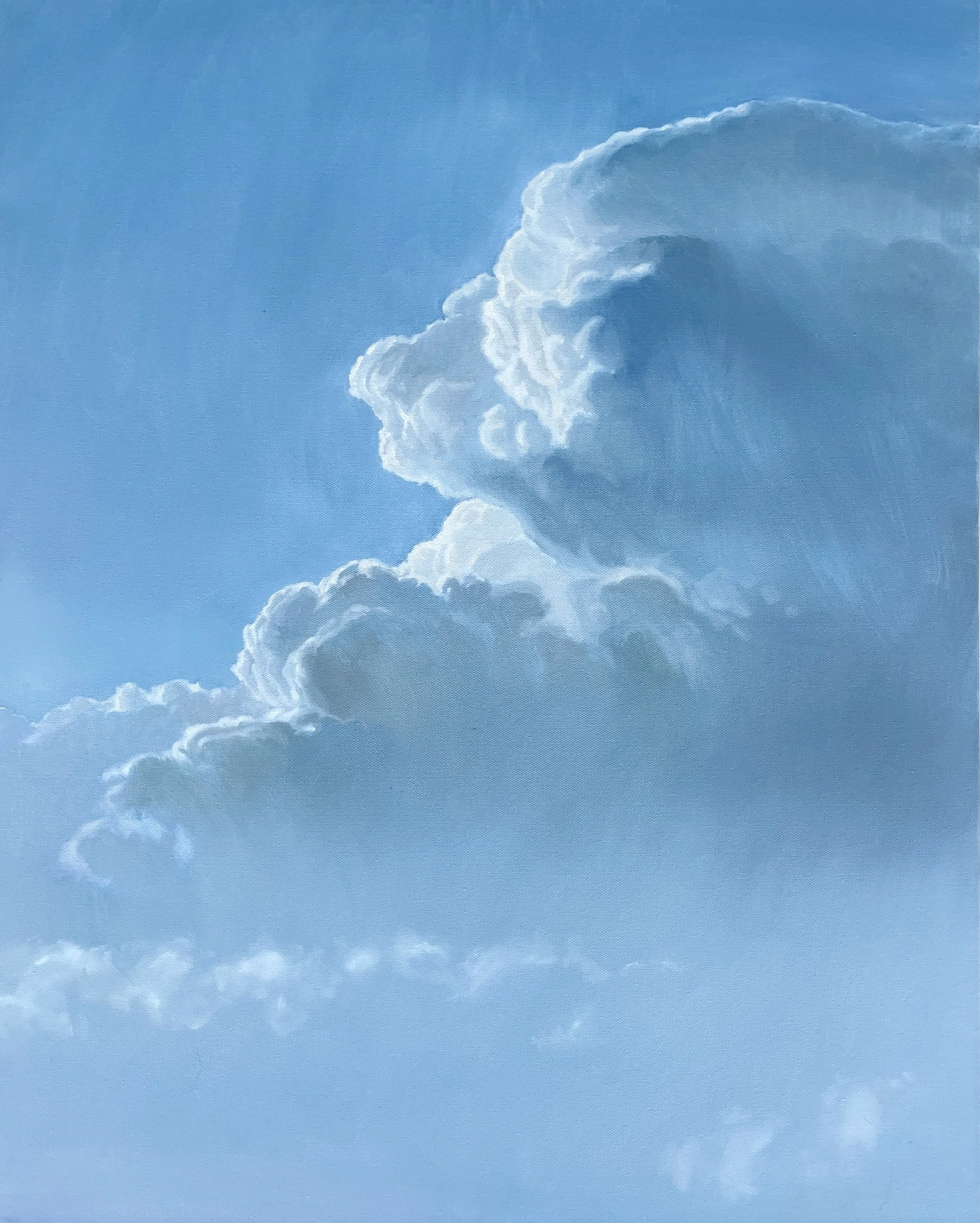 Cloudscape 145, 2026, 30x24in, oil on canvas, available
