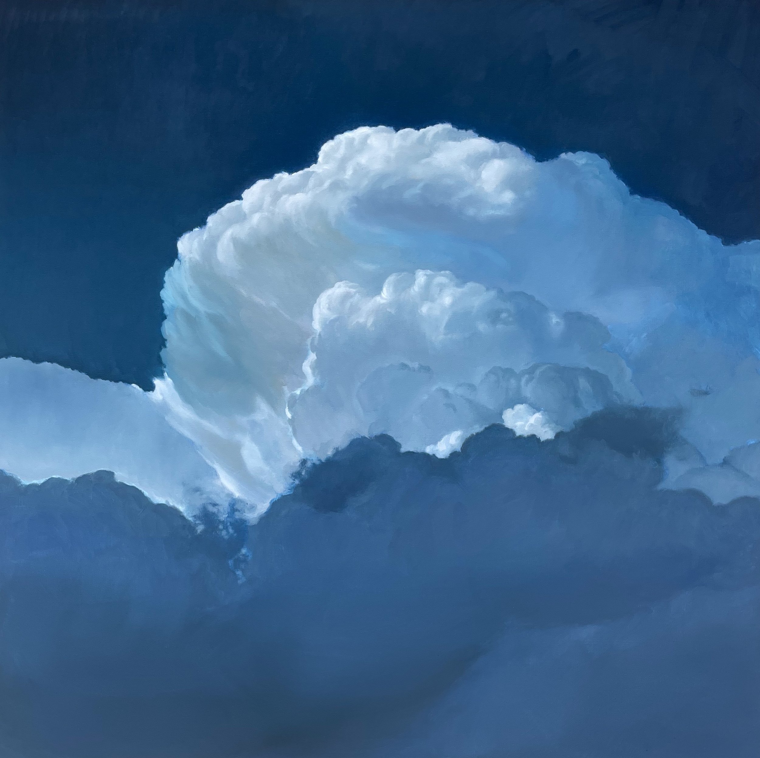Cloudscape 144, 2026, 36x36in, oil on canvas, available
