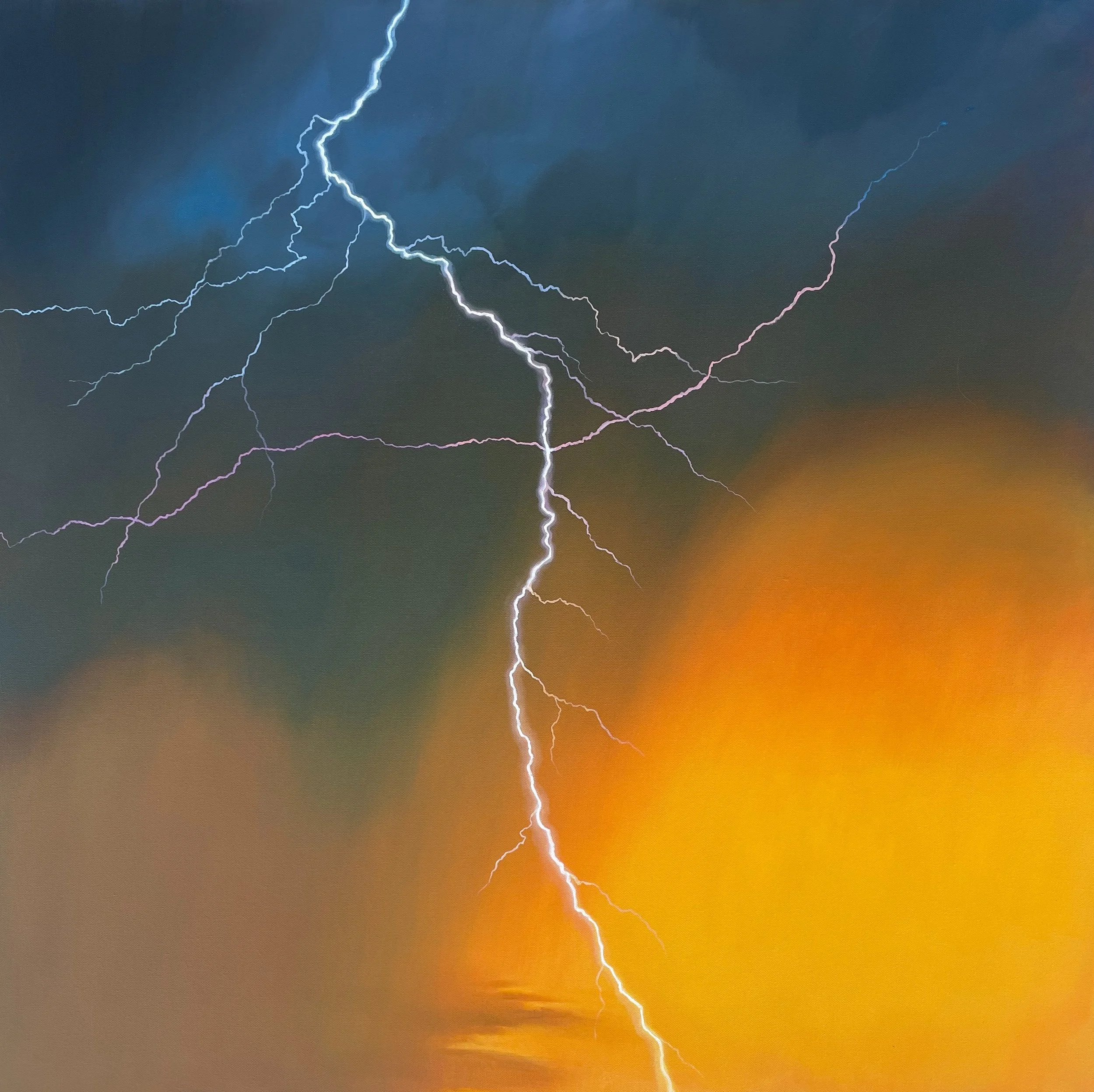 Strike 56, 2026, 36x36in, oil on canvas, available