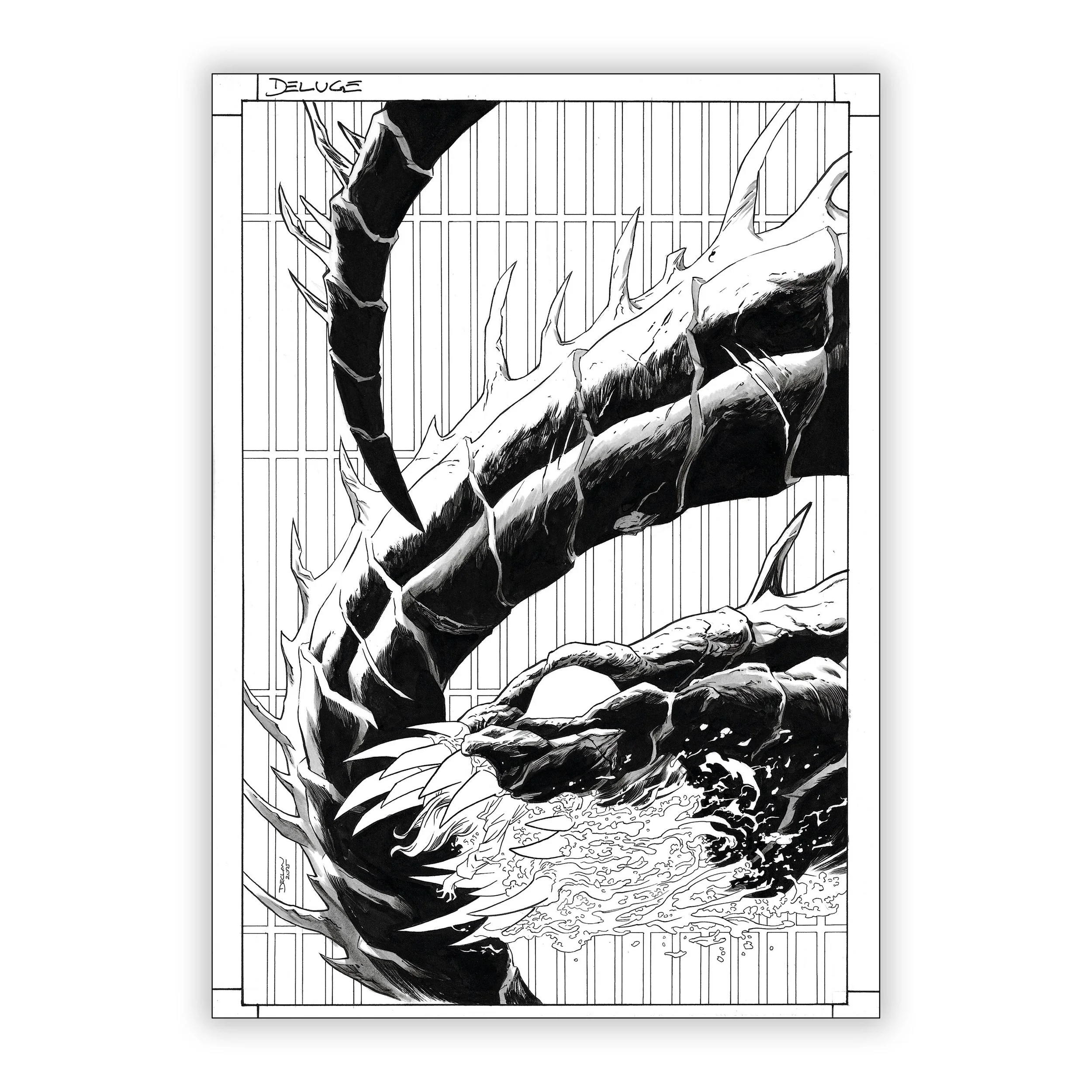 Déluge Toxique #01 Foil Par CB – Proxy MTG Personnalisée En Aluminium – Carte Non Officielle