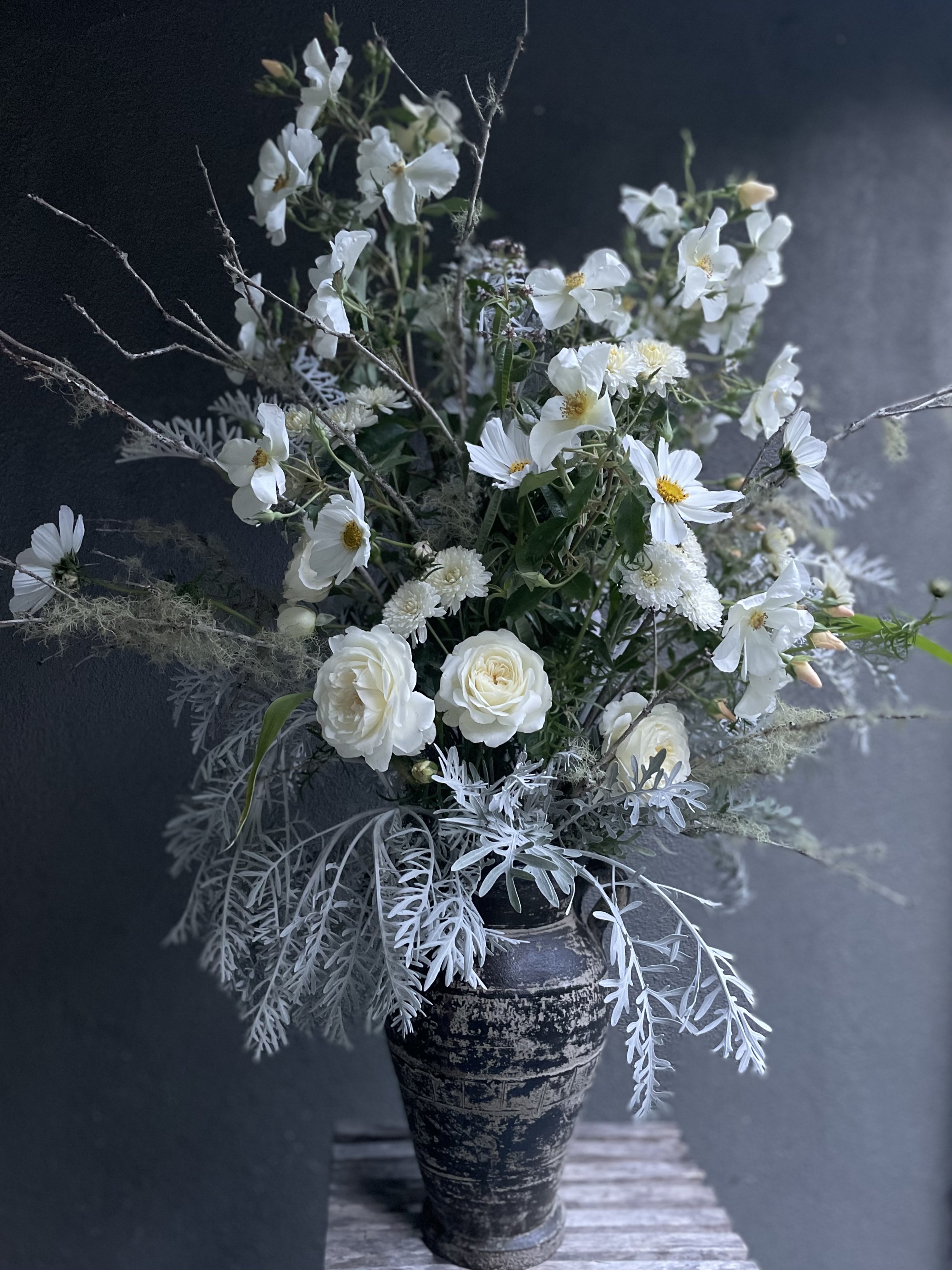 Vase Arrangement Monochromatic in Morning Light.jpg