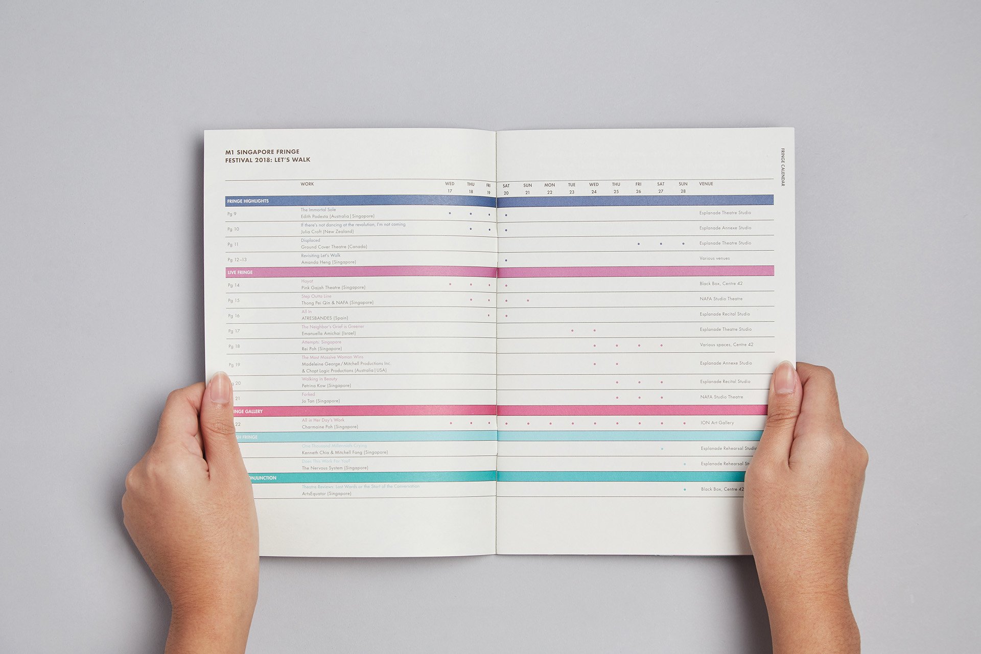 M1 Singapore Fringe Festival 2018 - Programme Booklet 02