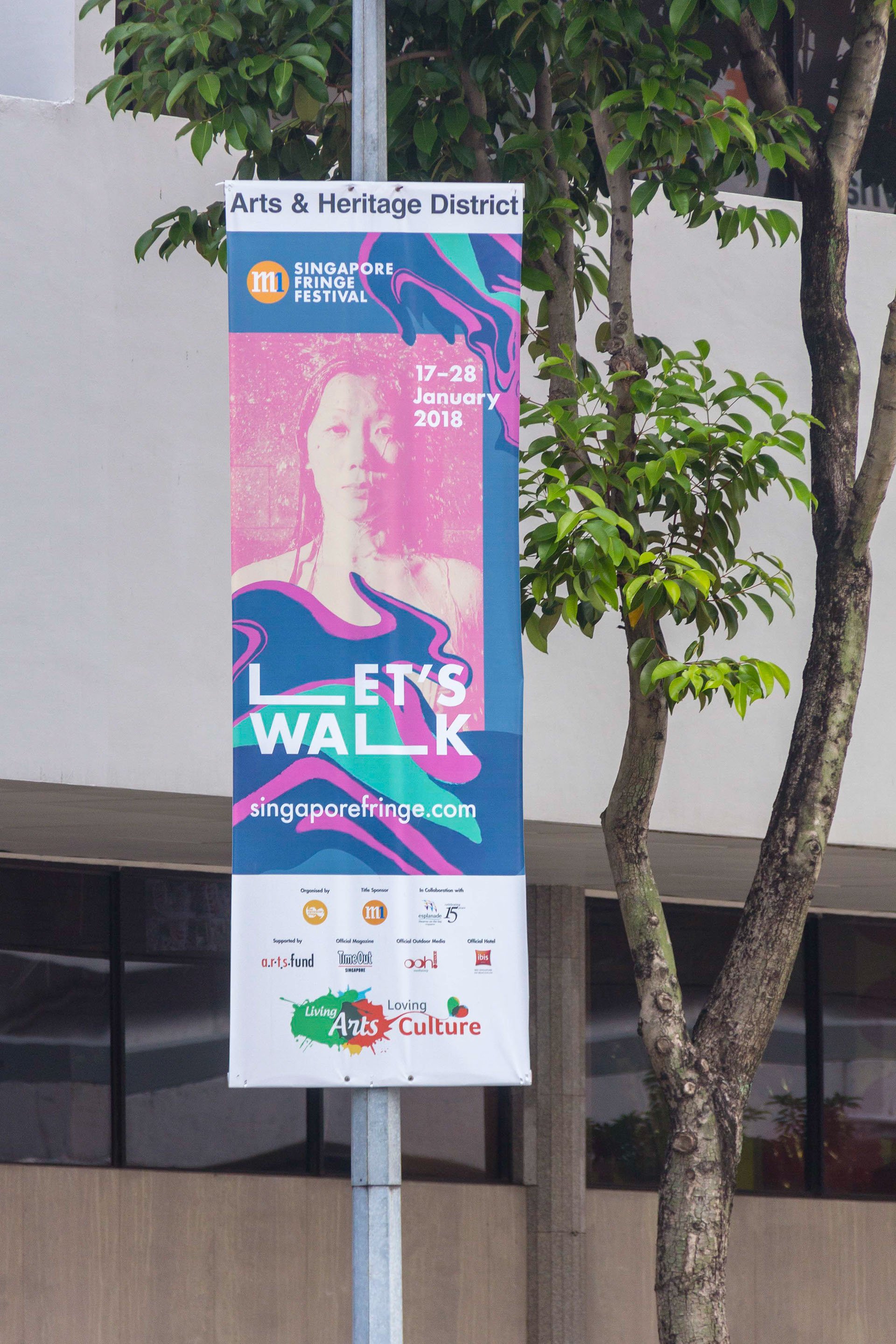 M1 Singapore Fringe Festival 2018 - Outdoor Advertising 02