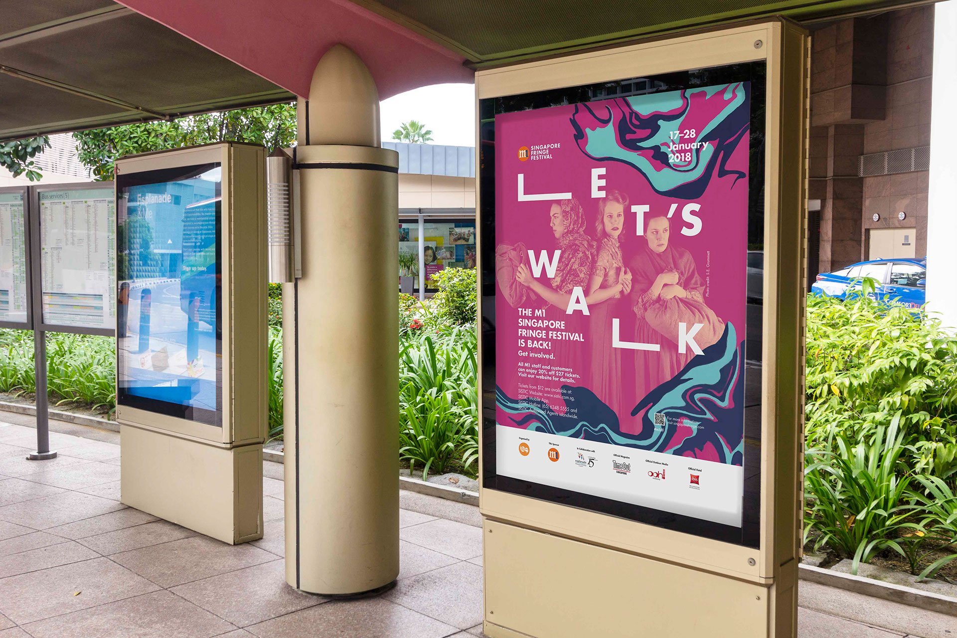 M1 Singapore Fringe Festival 2018 - Outdoor Advertising 01