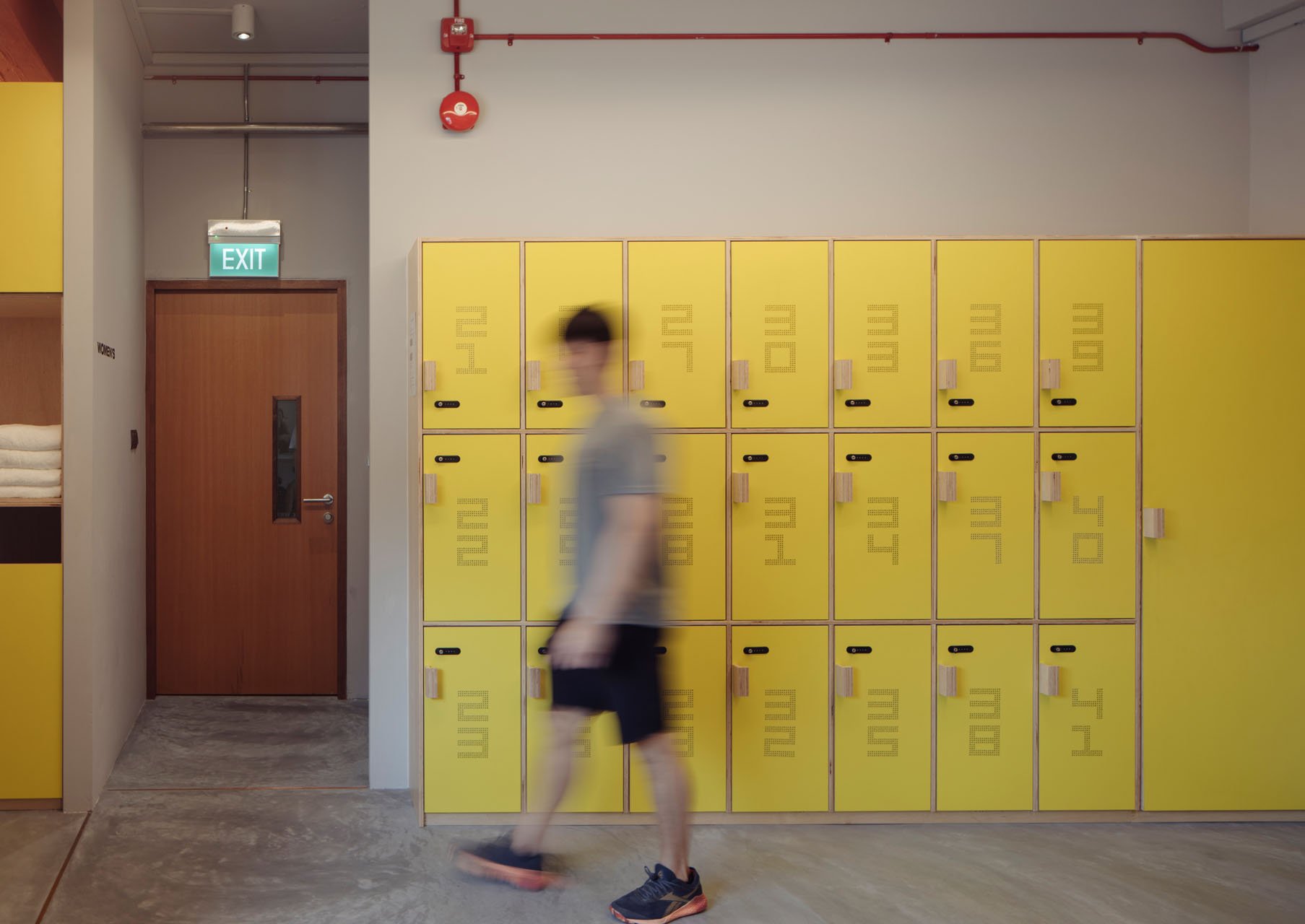 Axiom Gym Locker Room