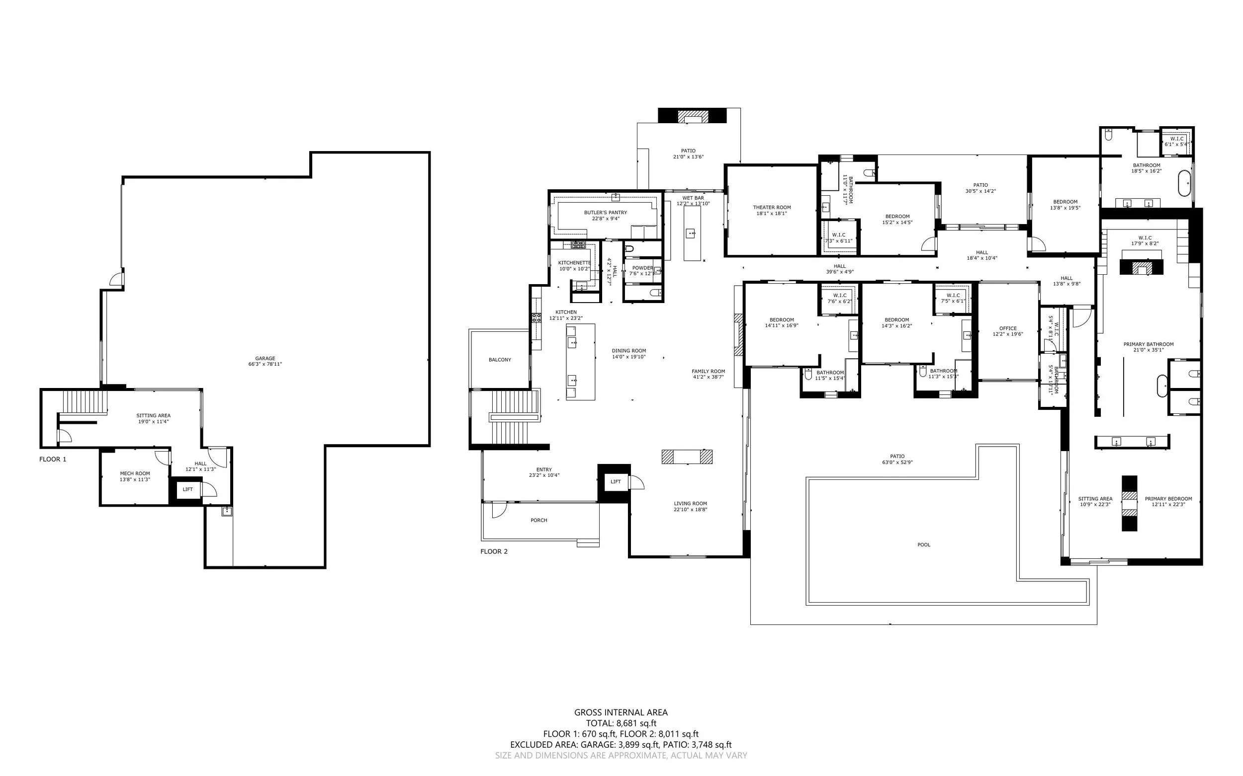 2D floor plan