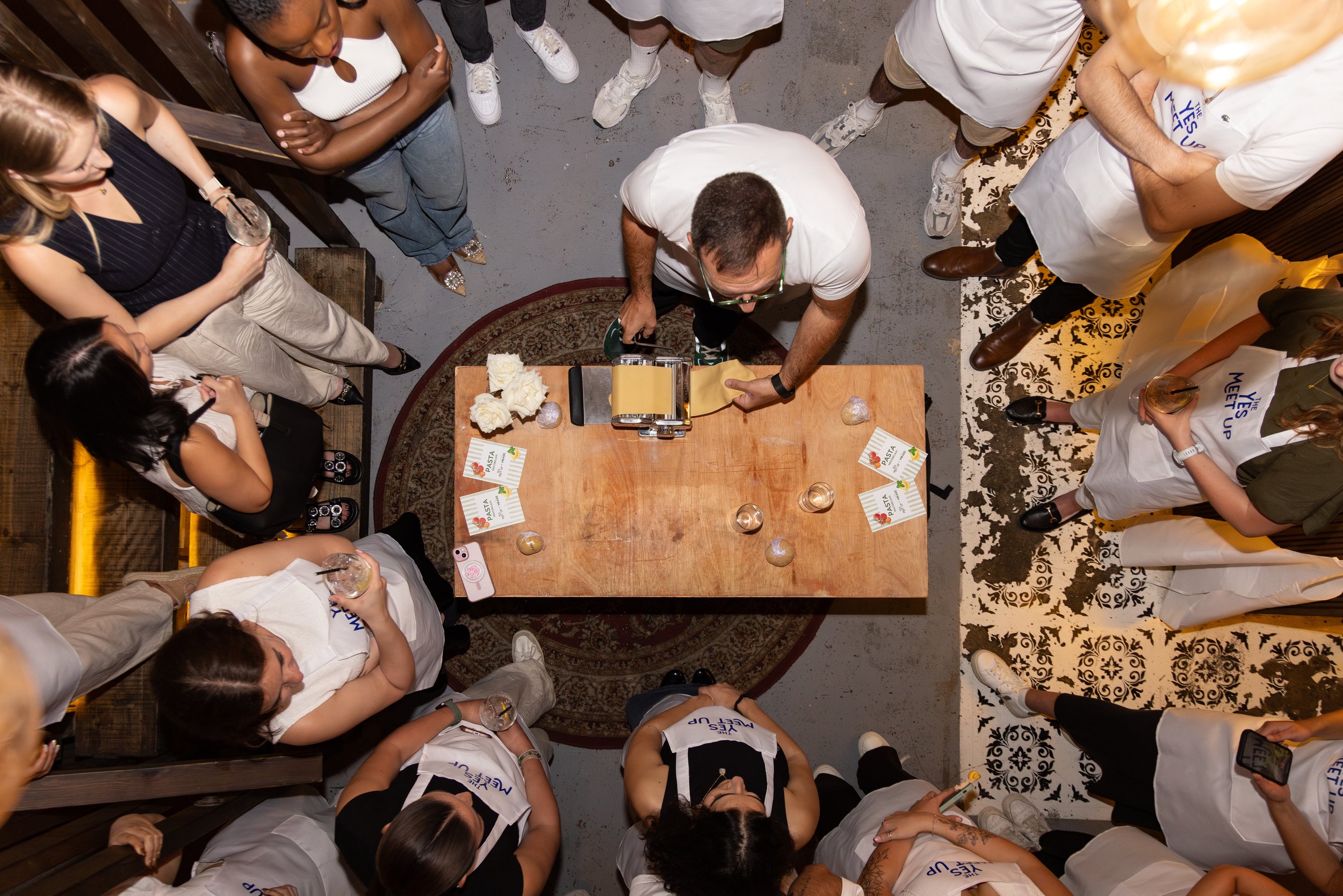 'Yes Meet Up' Pasta Making Networking Event