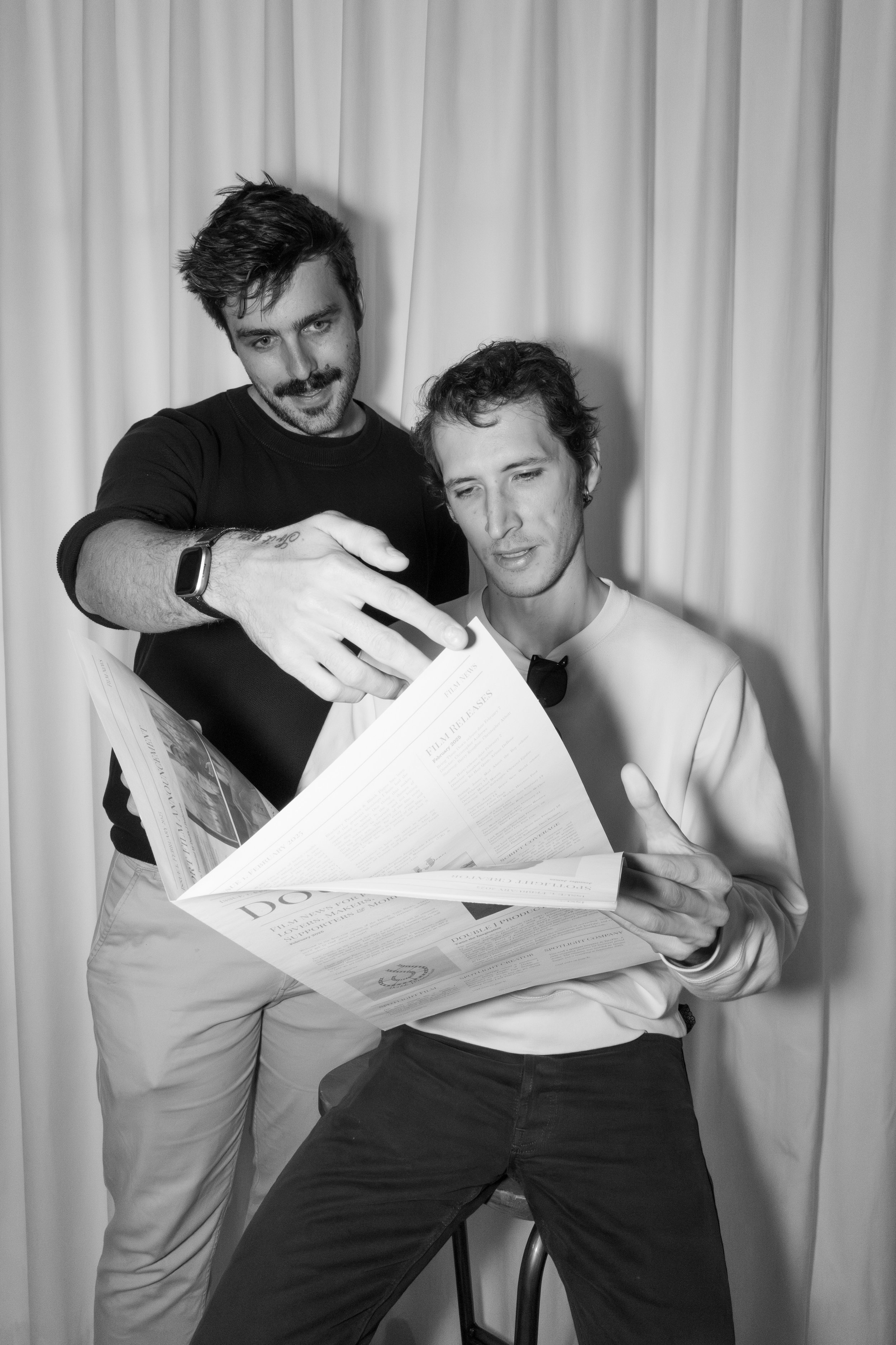 Photobooth for Double Take Newspaper Pop Up