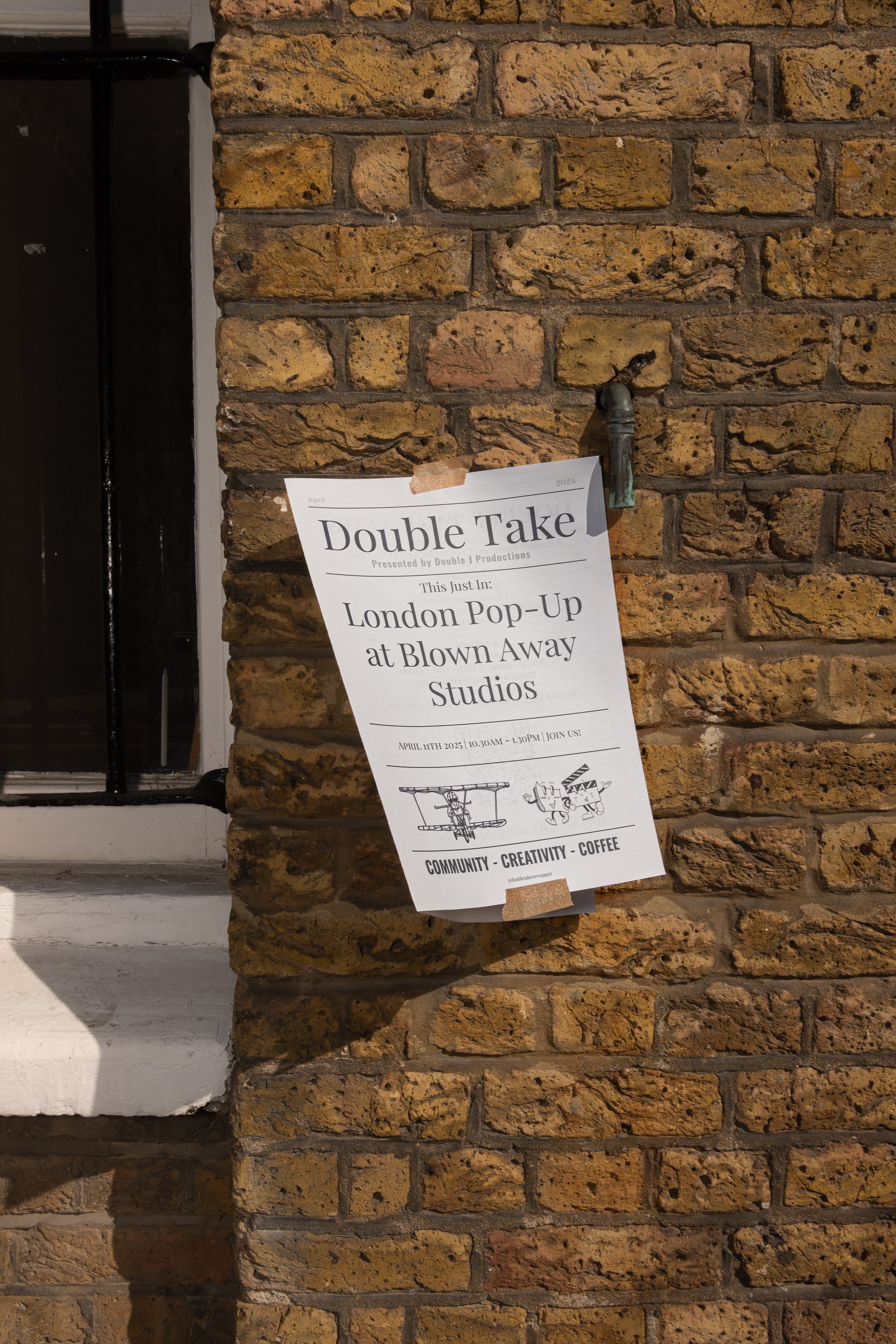 Double Take Newspaper - London Pop Up