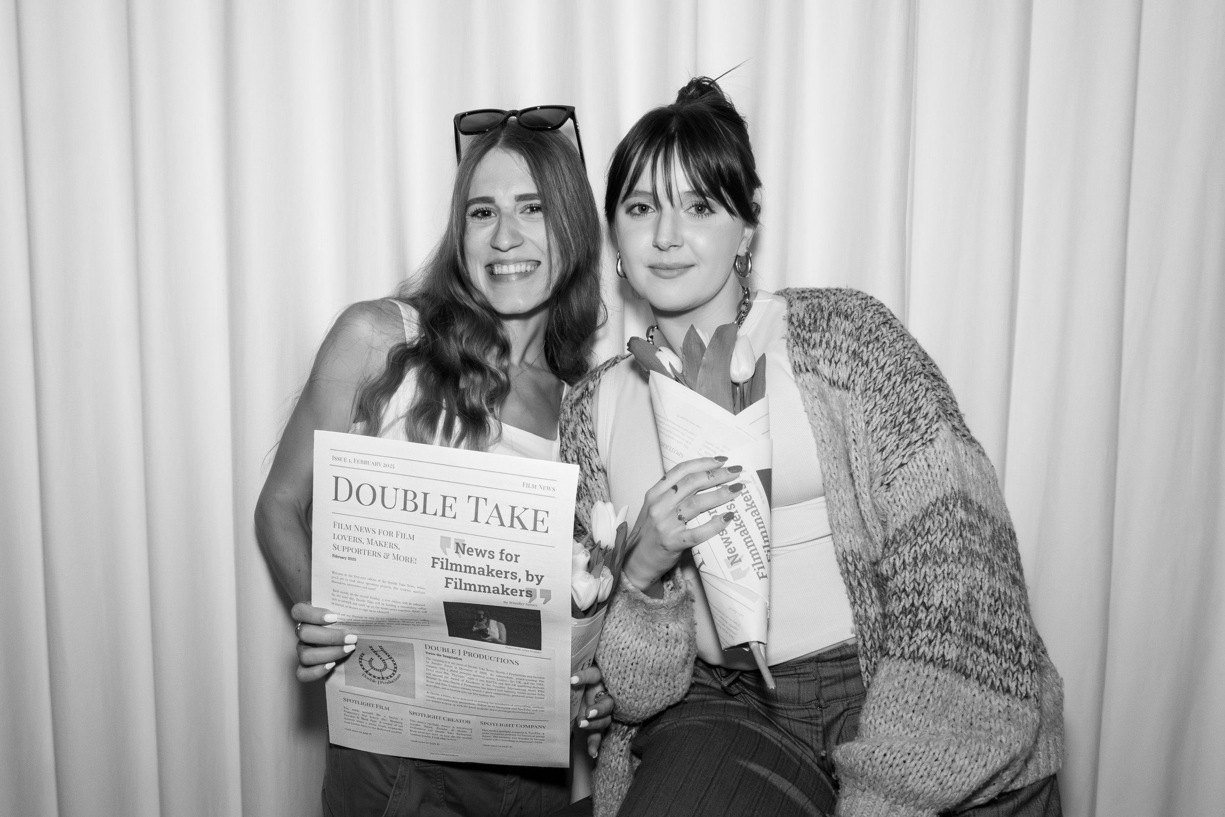 Photobooth for Double Take Newspaper Pop Up