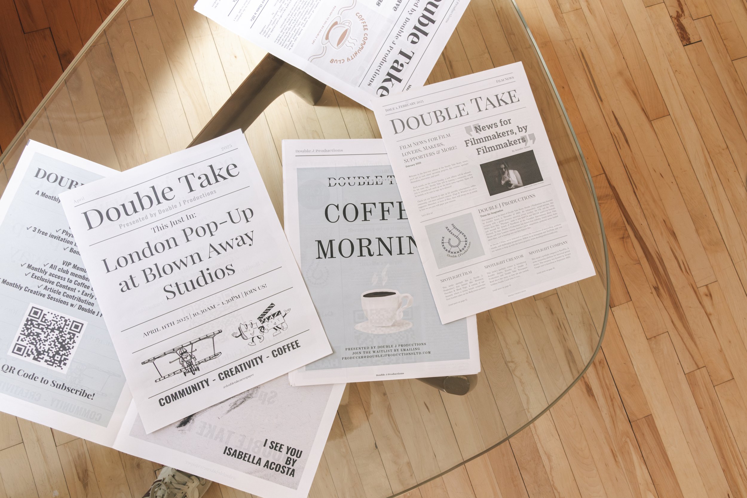 Double Take Newspaper - London Pop Up