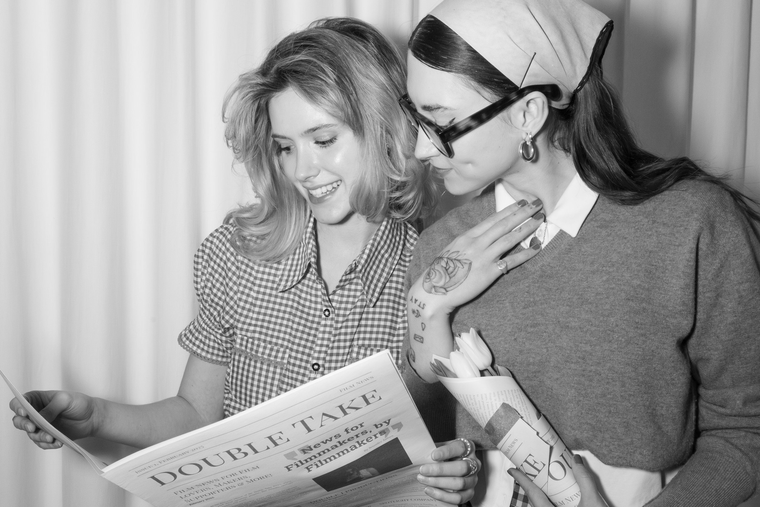 Photobooth for Double Take Newspaper Pop Up