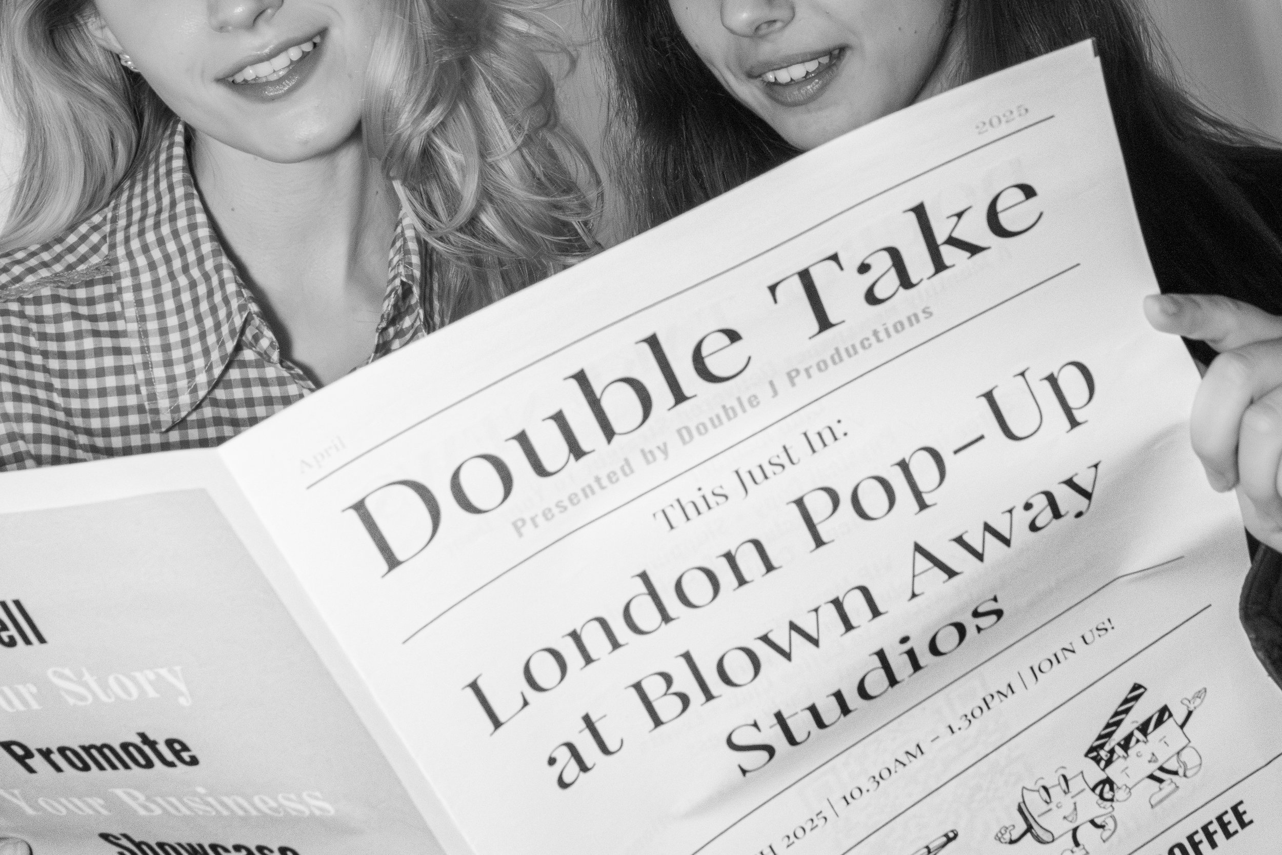 Photobooth for Double Take Newspaper Pop Up