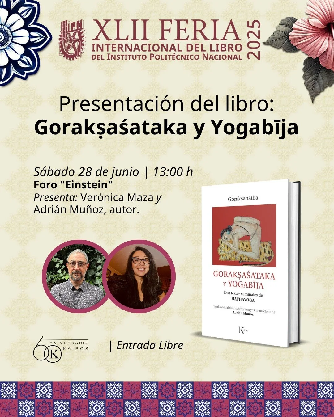 Presentación del libro GORAKṢAŚATAKA Y YOGABĪJA (México)