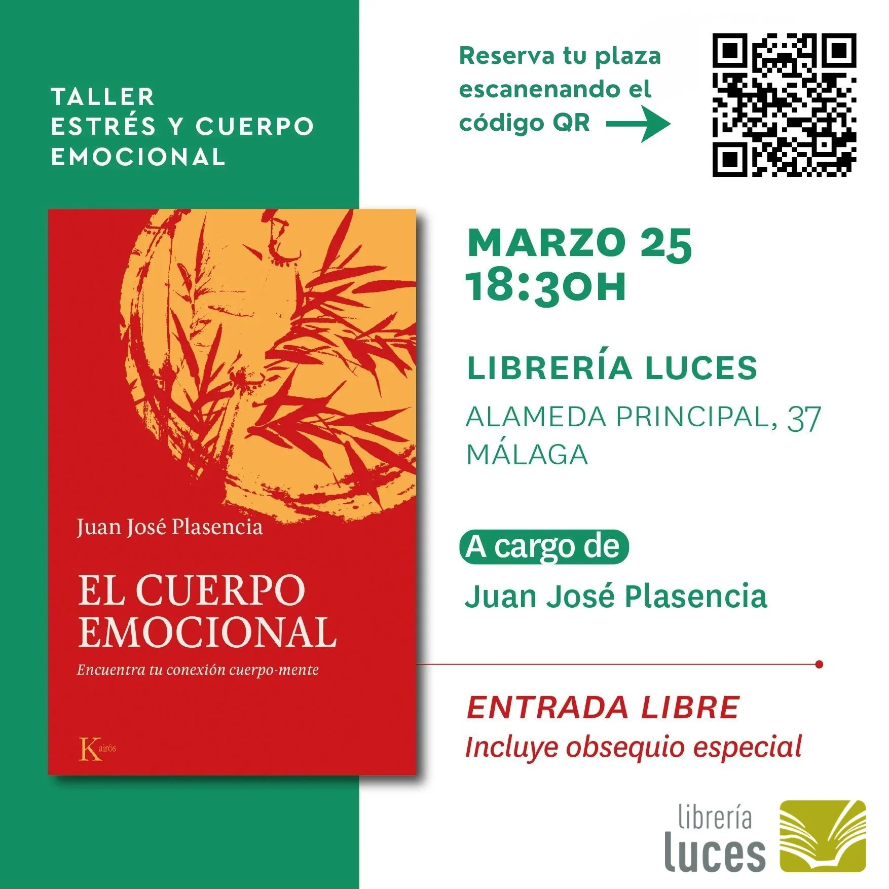 Taller ESTRÉS Y CUERPO EMOCIONAL (Málaga) 