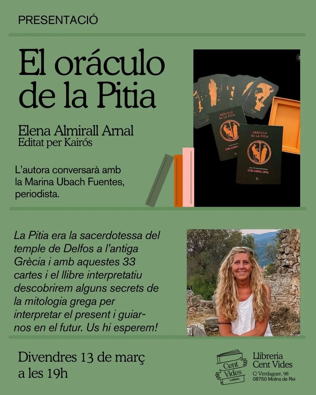 Presentación ORÁCULO DE LA PITIA (Molins de Rei) 