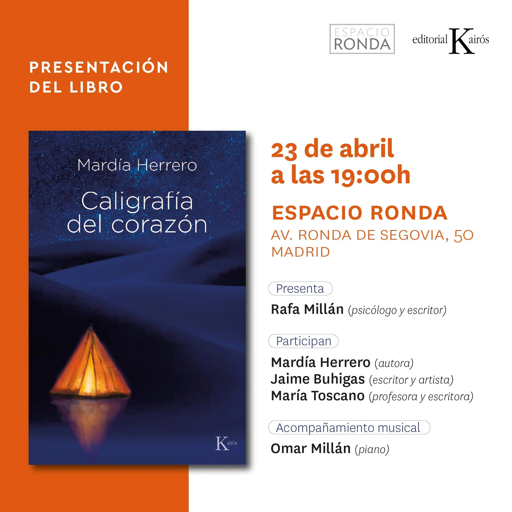 Presentación CALIGRAFÍA DEL CORAZÓN (Madrid)