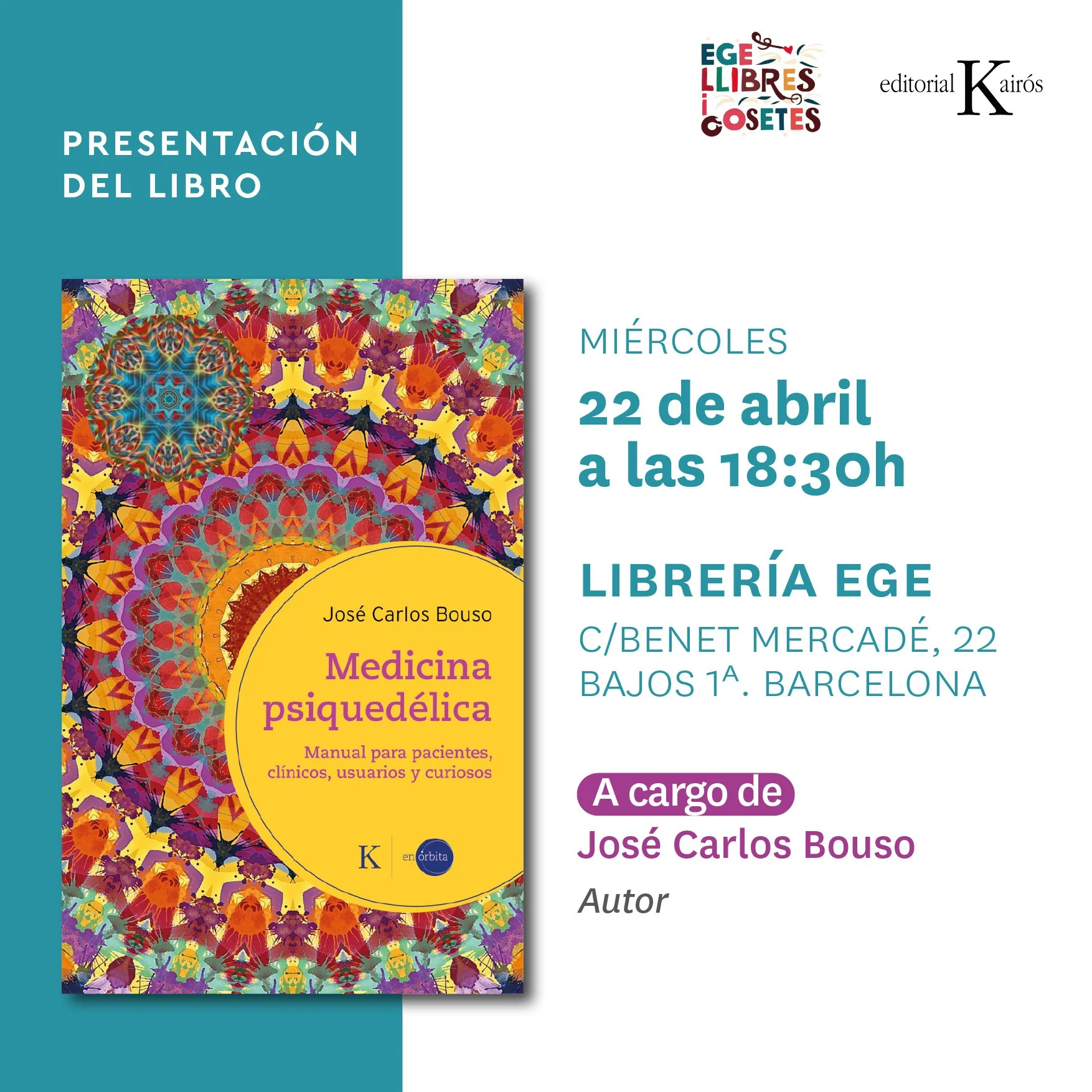 Presentación MEDICINA PSIQUEDÉLICA (Barcelona)