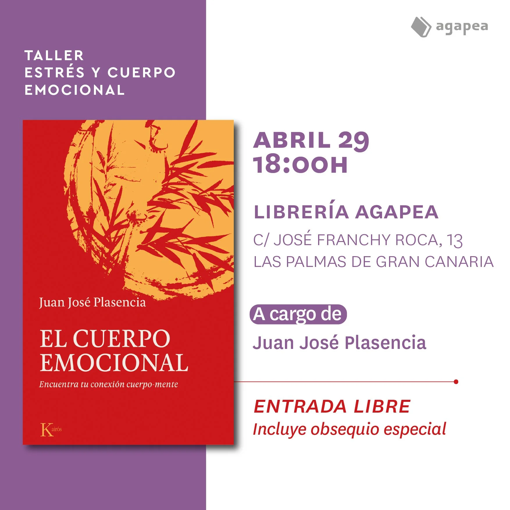 Taller ESTRÉS Y CUERPO EMOCIONAL (Las Palmas)