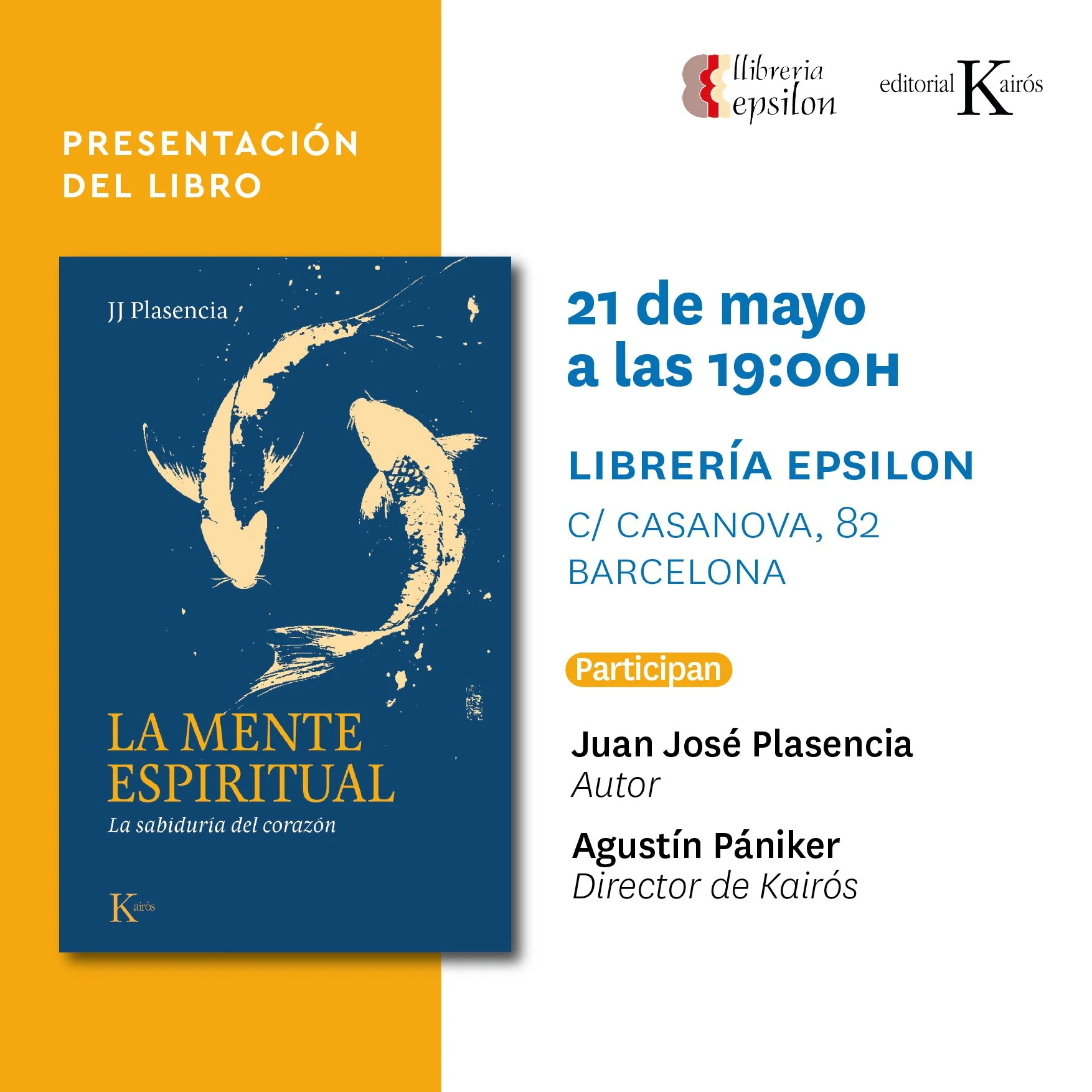 Presentación LA MENTE ESPIRITUAL (Barcelona)