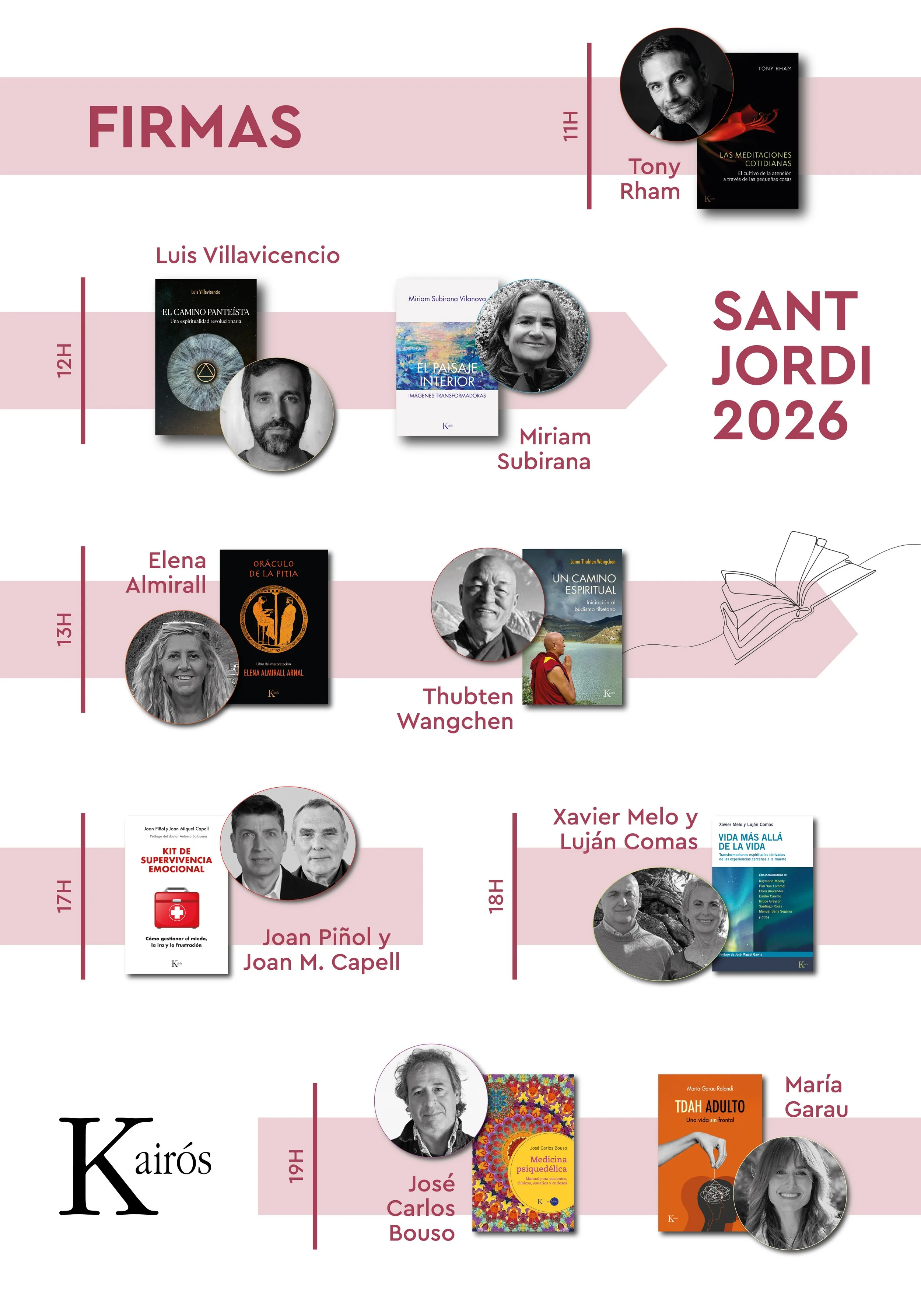 Firma de libros SANT JORDI 2026 