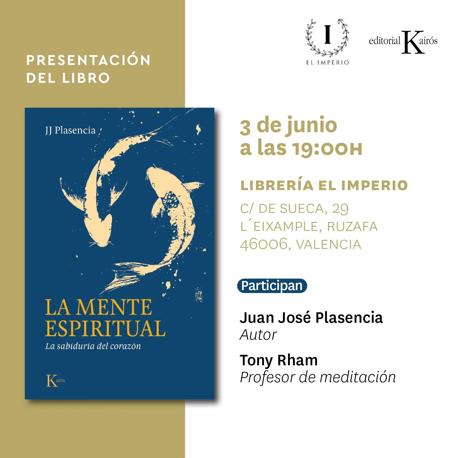 Presentación LA MENTE ESPIRITUAL (Valencia)