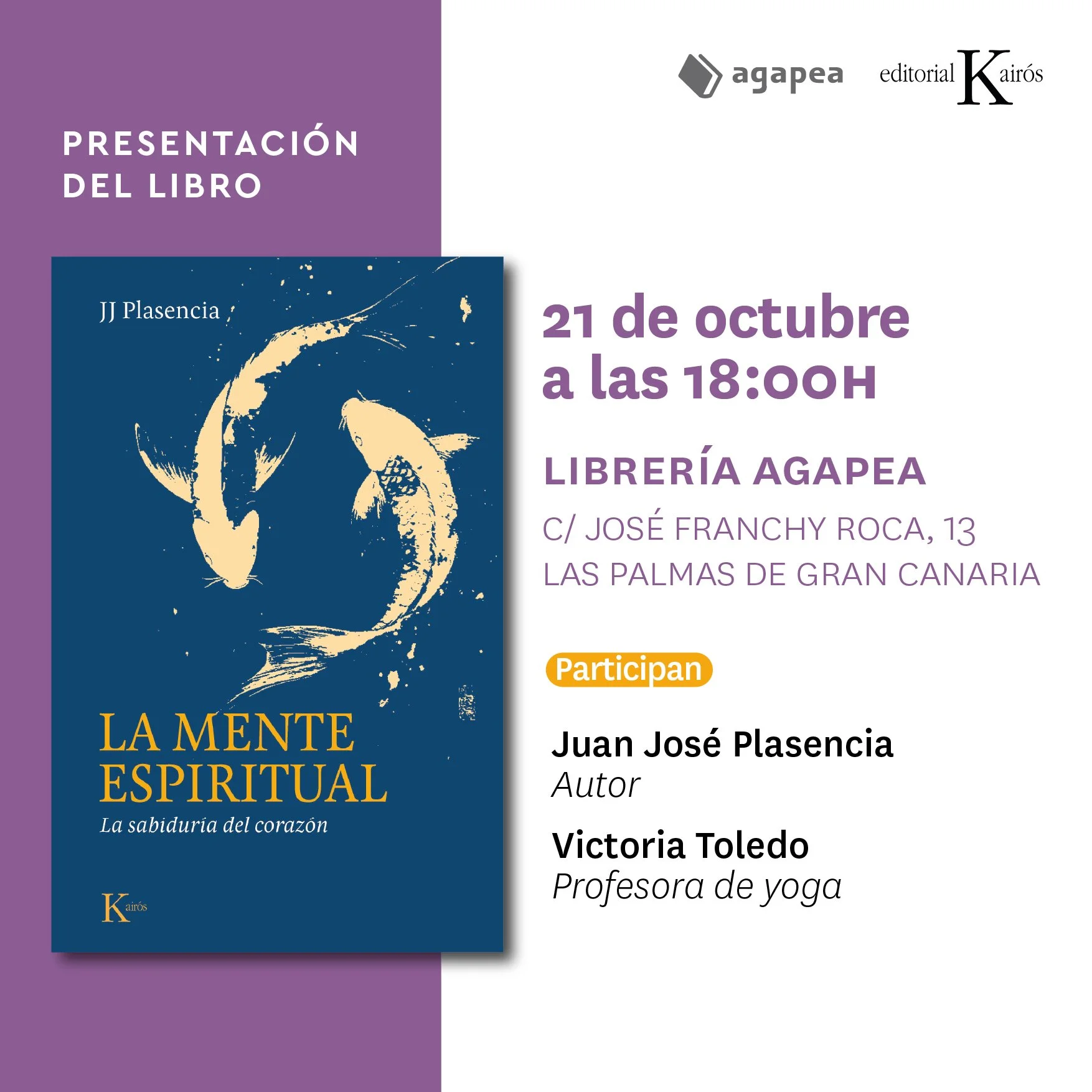 Presentación LA MENTE ESPIRITUAL (Las Palmas) 