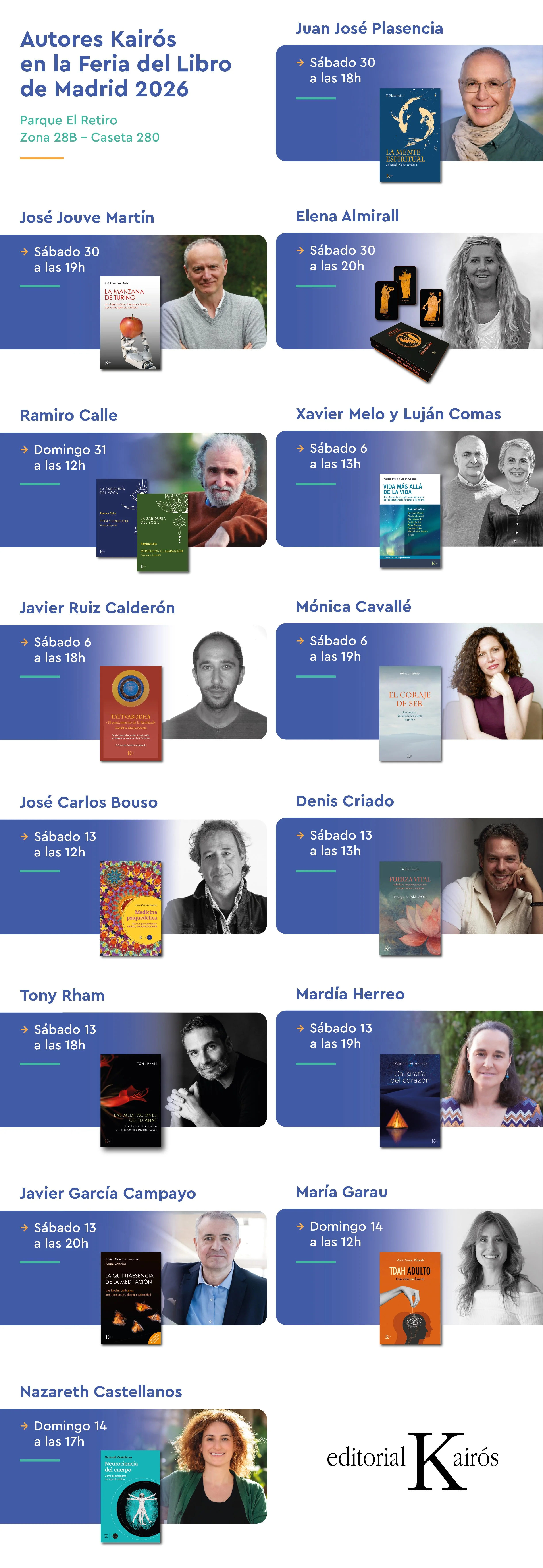 Firma de libros FERIA DEL LIBRO DE MADRID