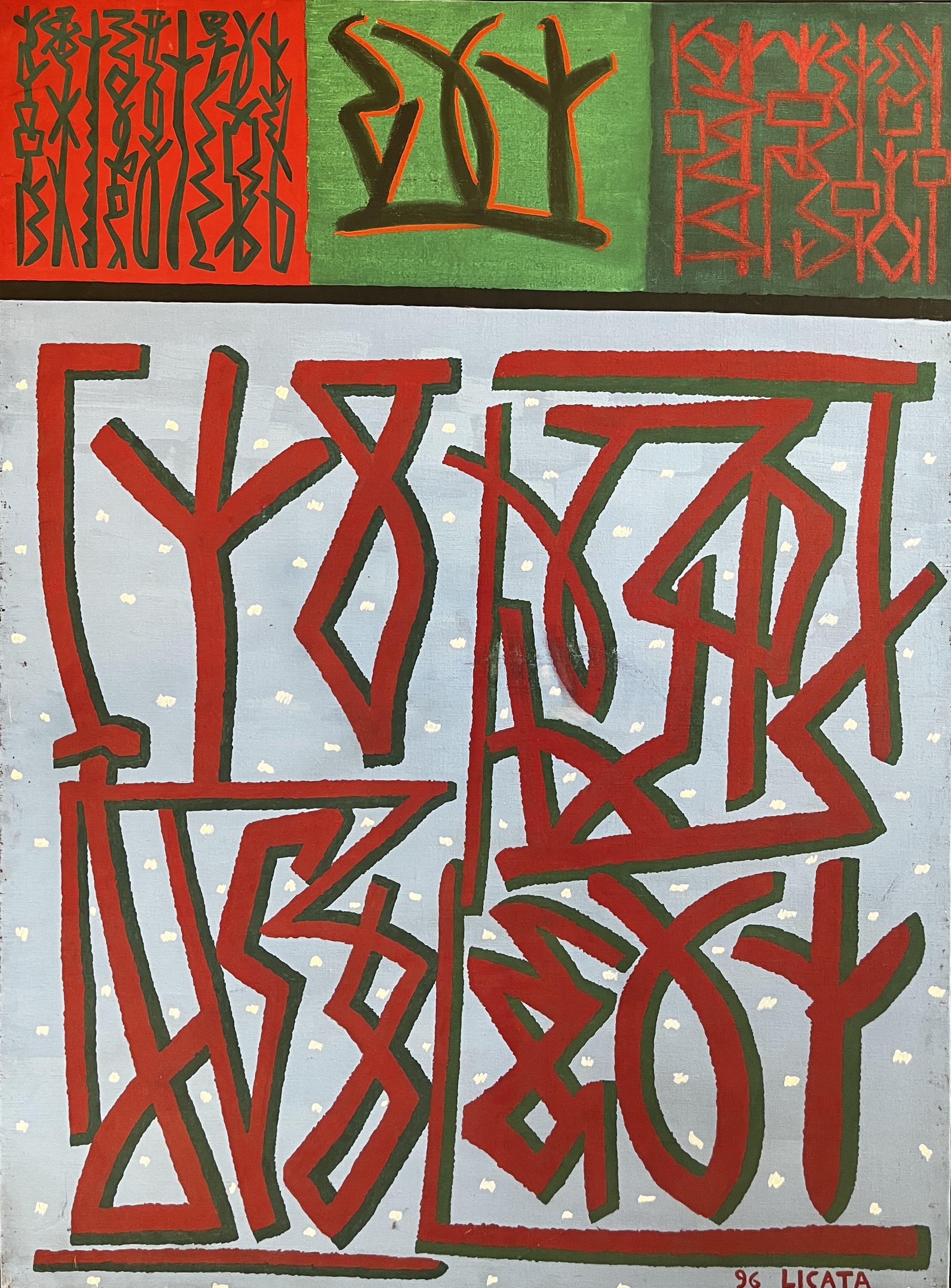 Riccardo Licata, 1995, tempera su tela. Cm 150x114.jpeg
