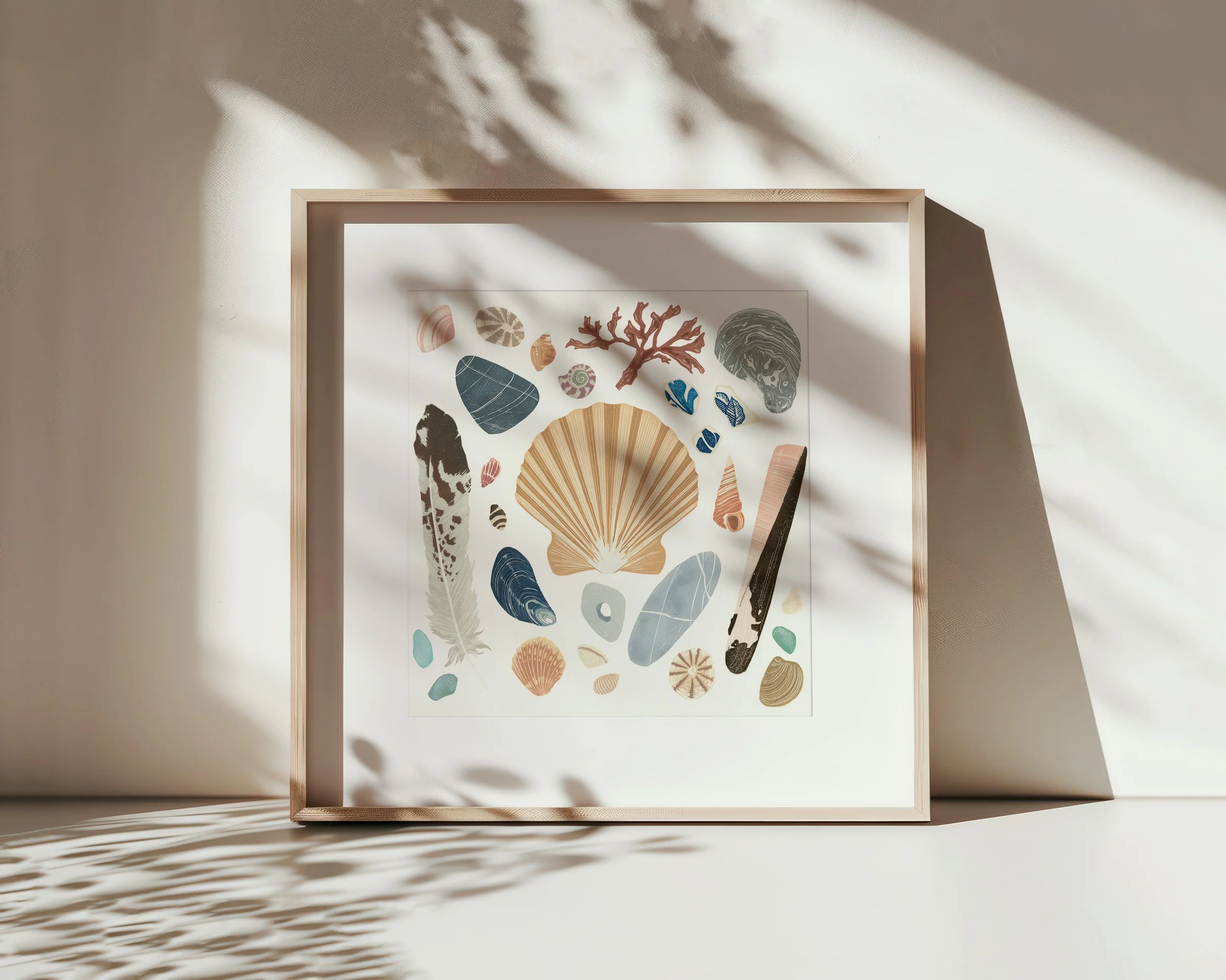 Beachcombing Framed.jpg