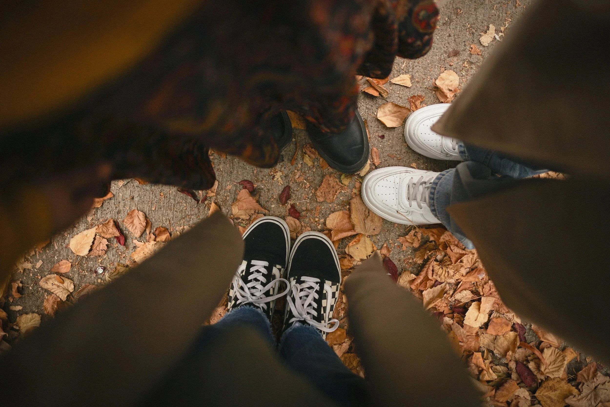 Feet in a circle