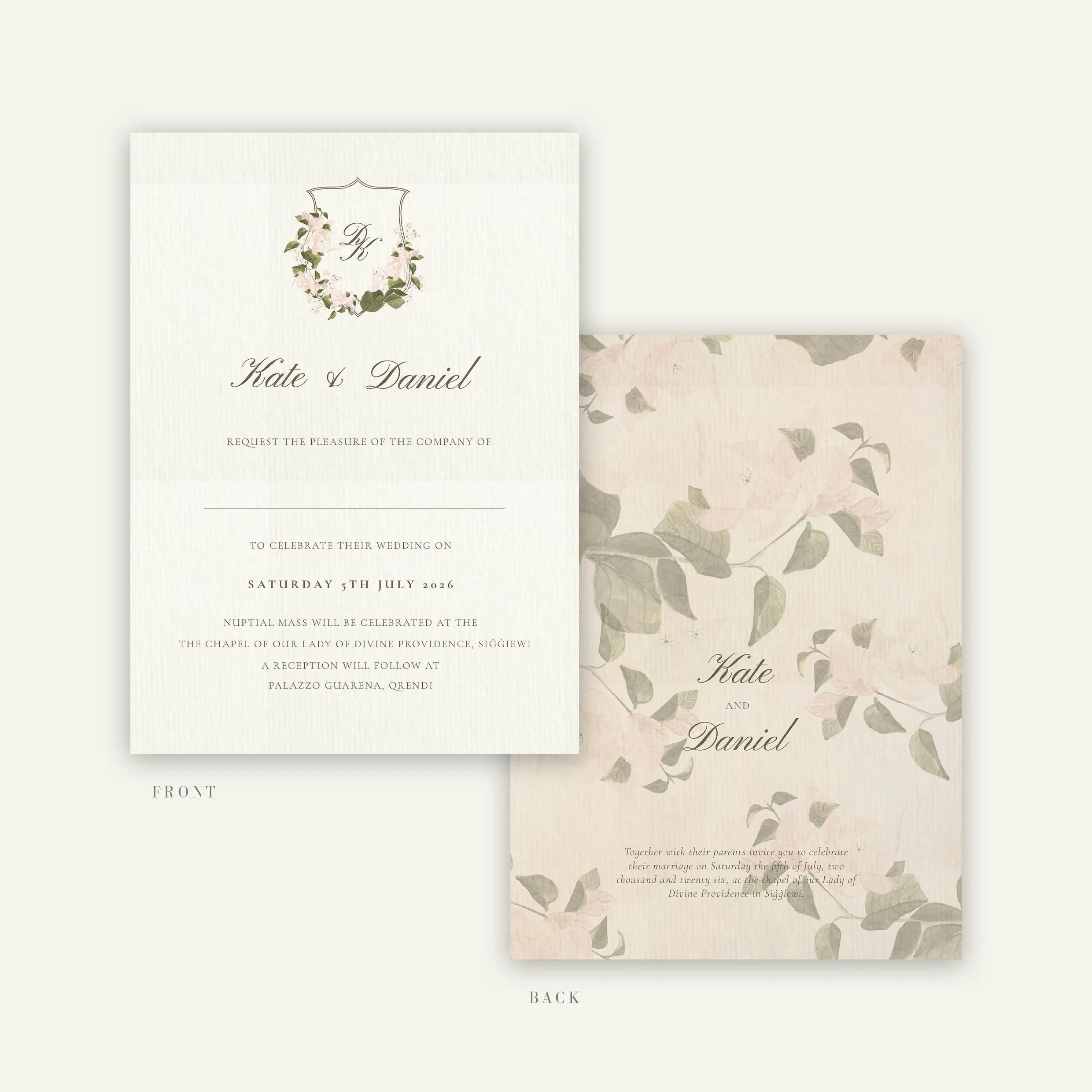 Wedding Invitation | Marigold