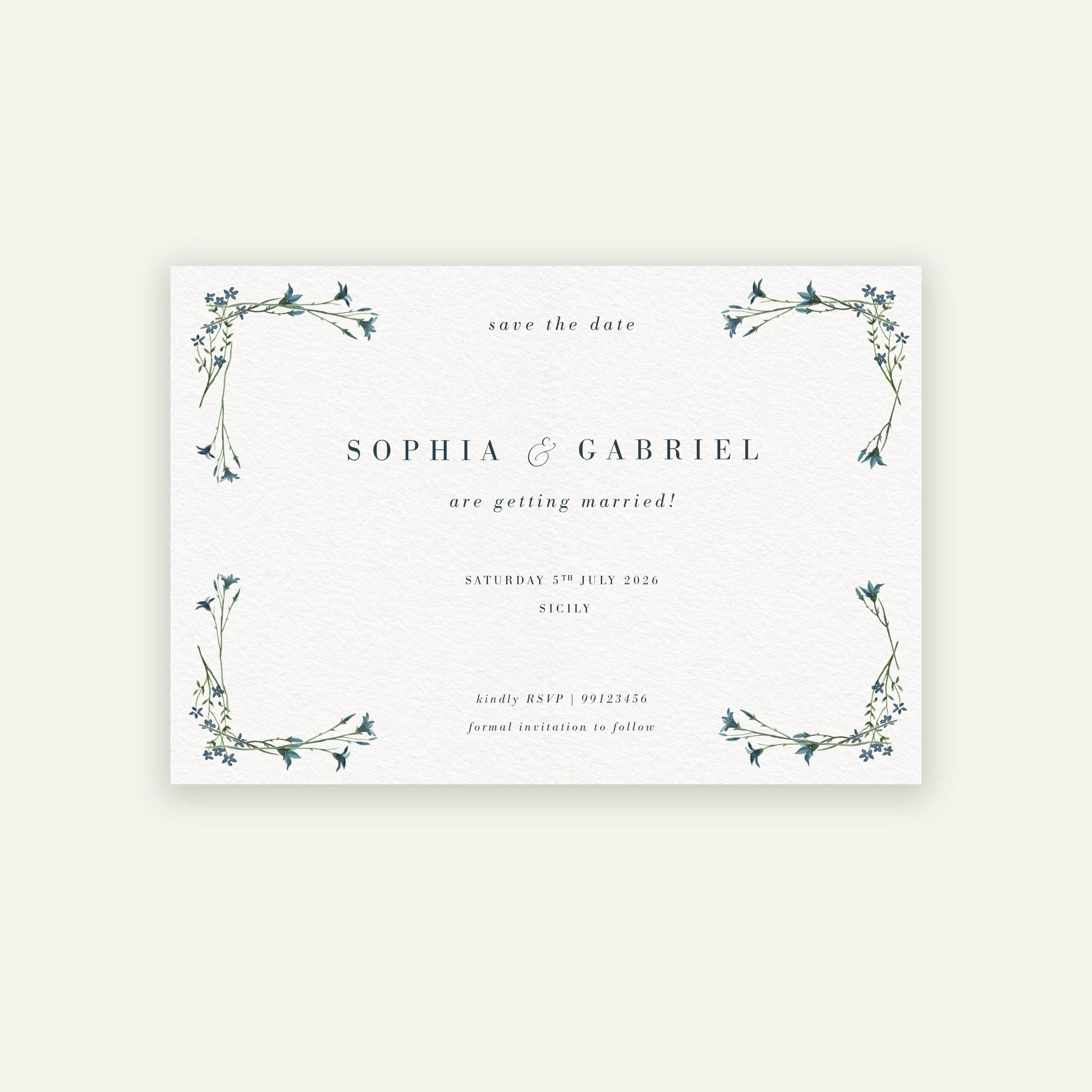 Save the Date | Wildflower