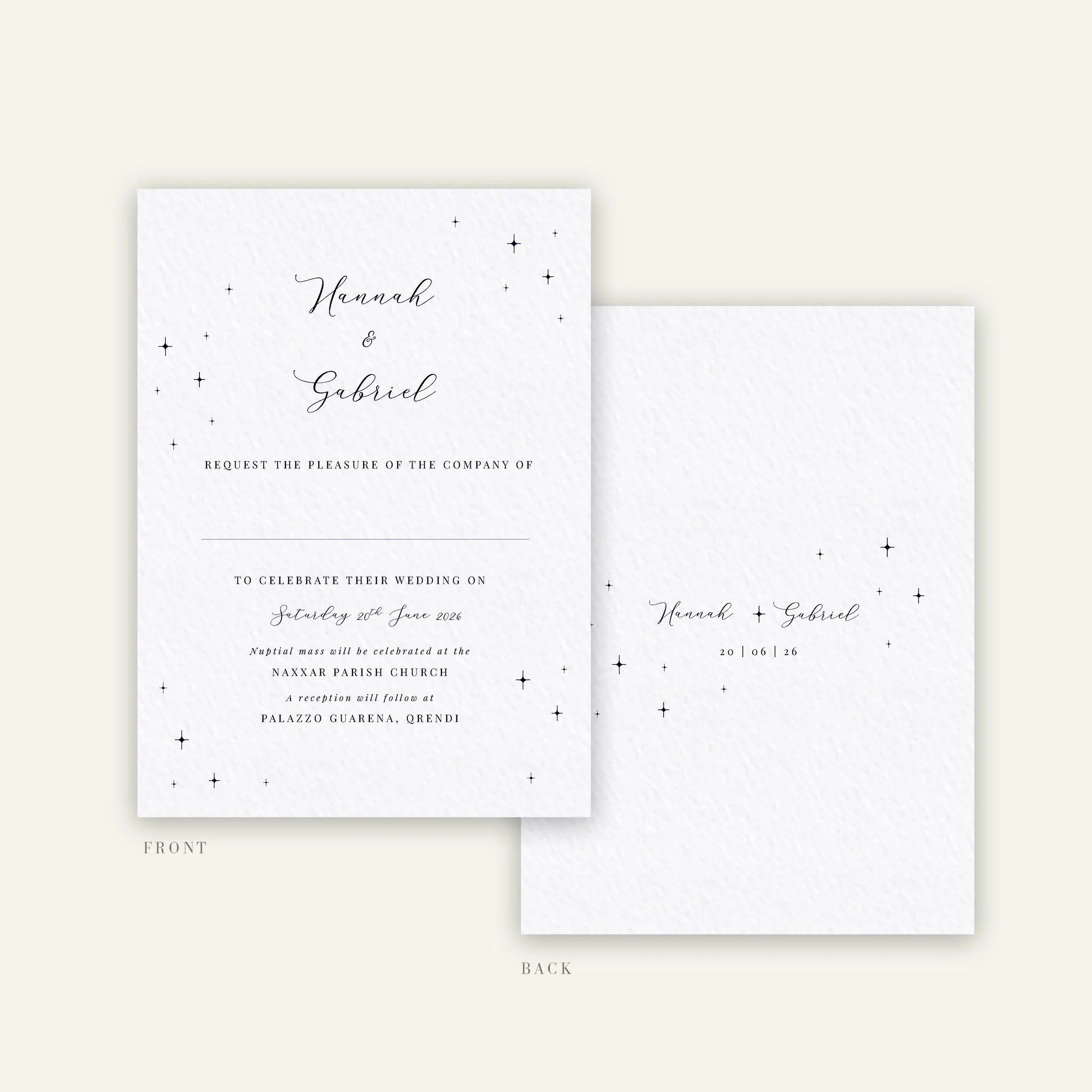 Wedding Invitation | Celestial