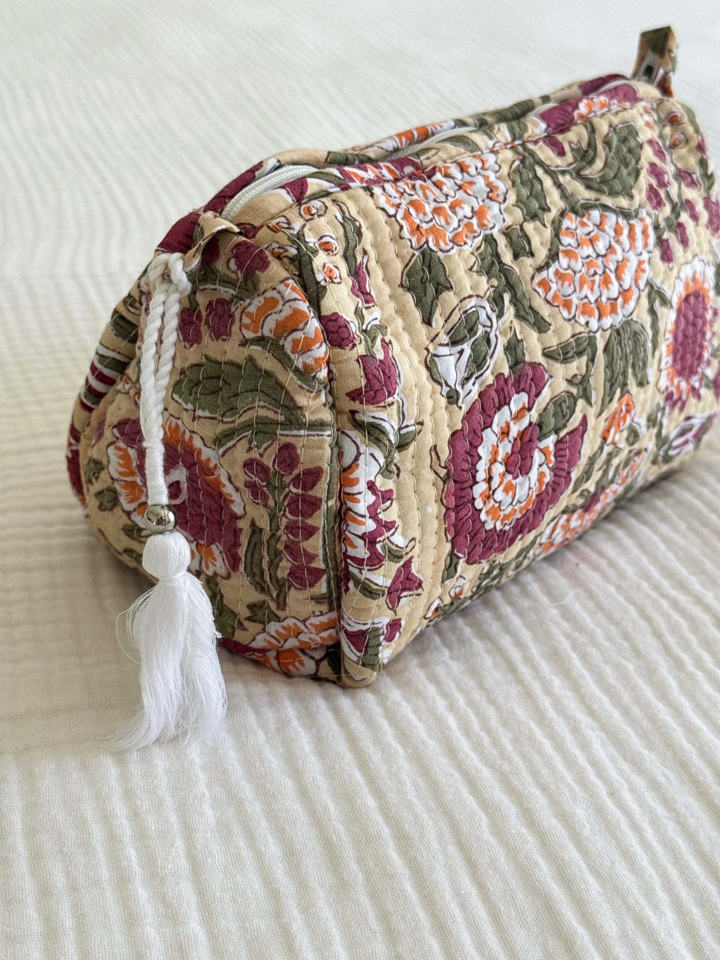 Cotton Pouch | Magnolia | 12 x 20 cm