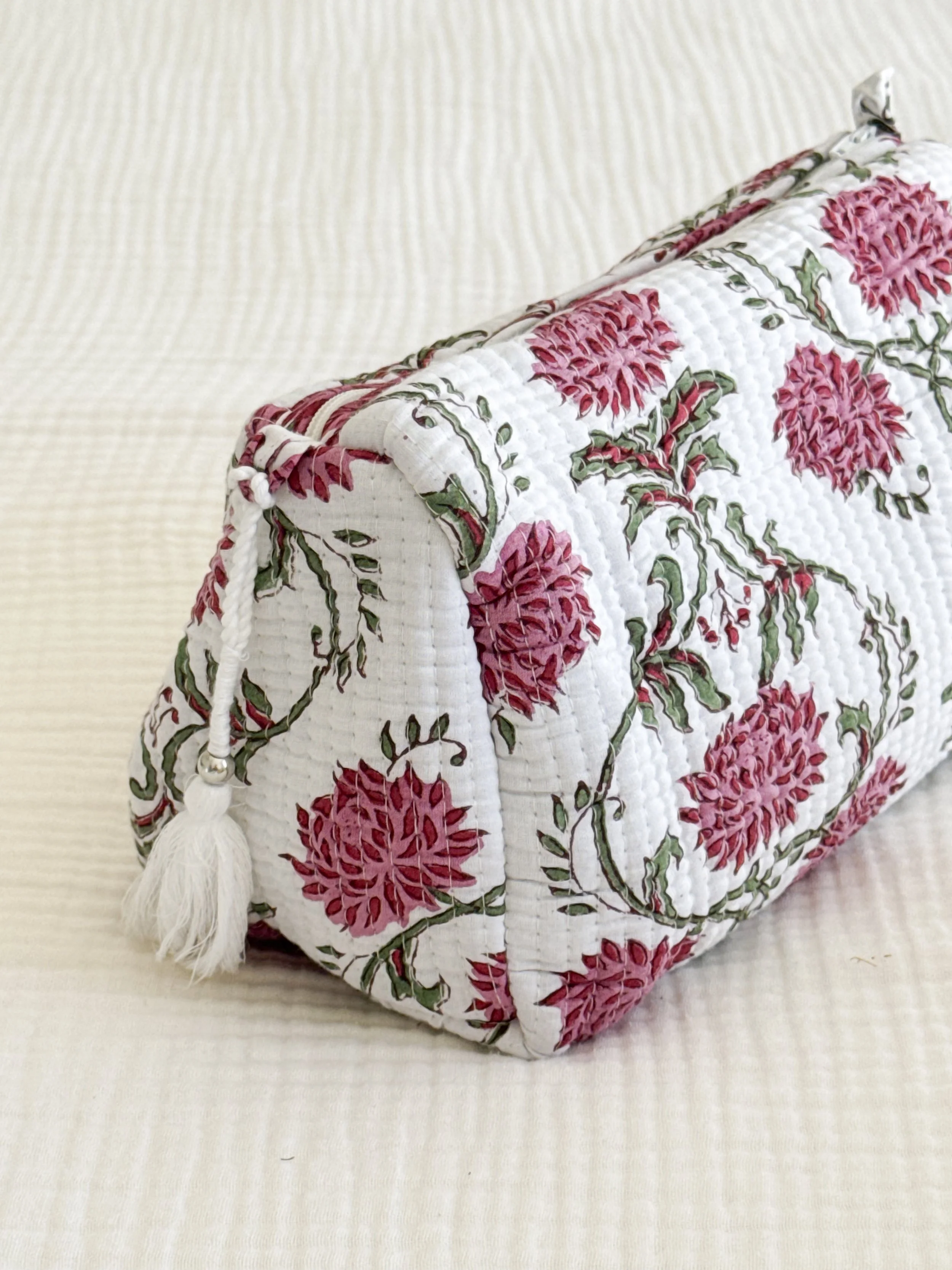 Cotton Pouch | Magenta | 24 x 13cm