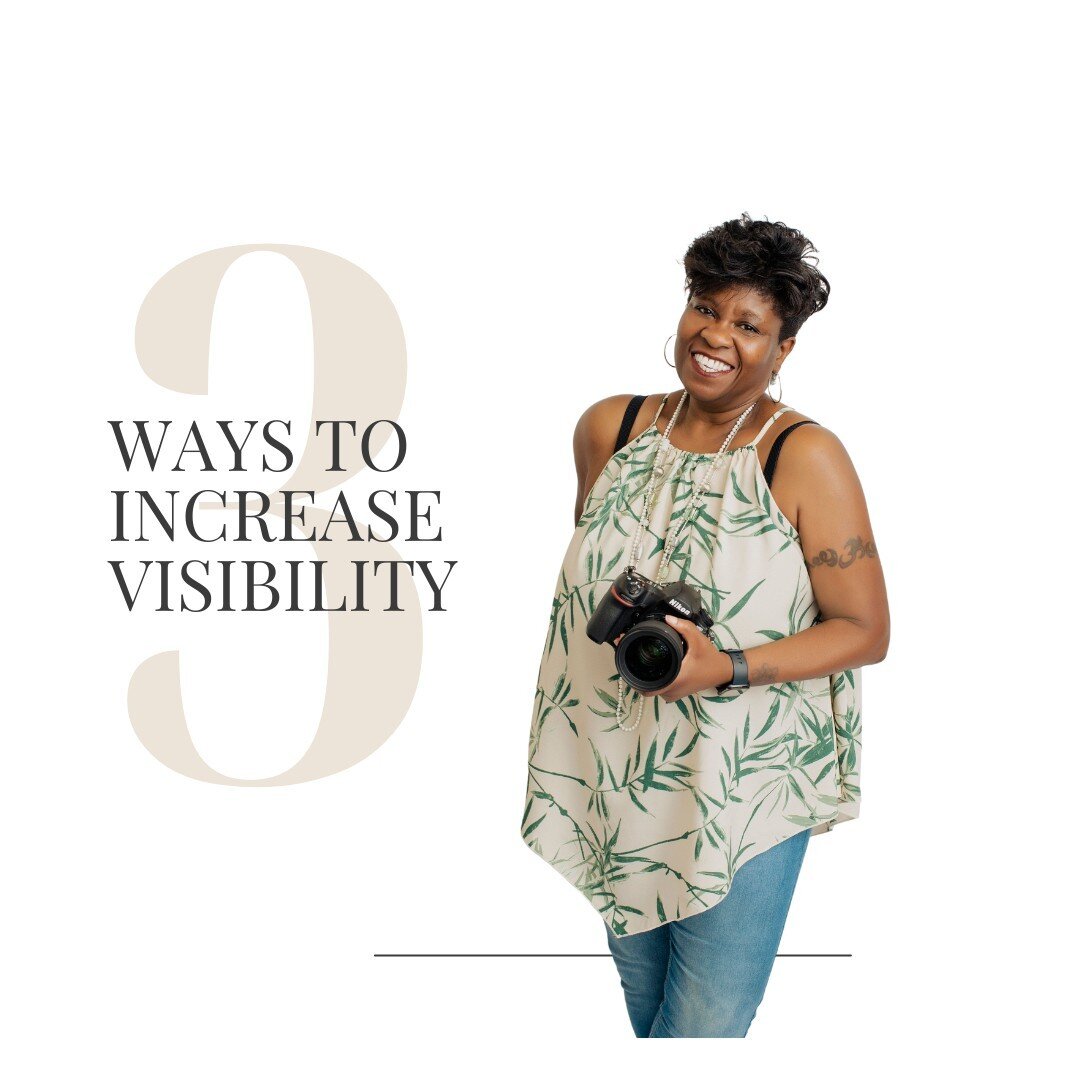 PHOTOGRAPHERS | 3 WAYS TO INCREASE VISIBILITY ONLINE⁠
⁠
💥  Reach out to your inner circle (your family and friends) and ask them to share your content,  your website, etc with their inner circles.⁠
⁠
💥  Give information on your personal social medi