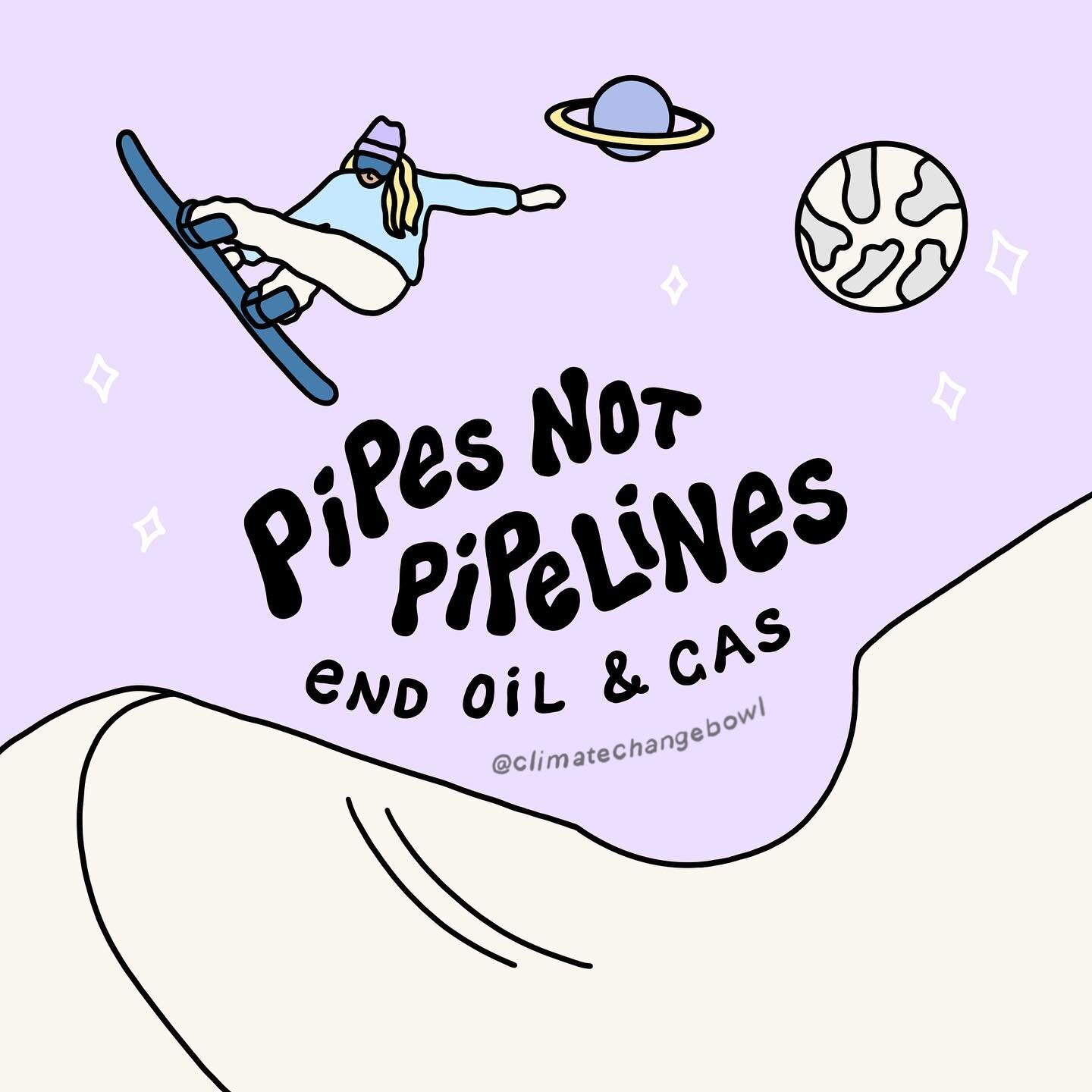 💙🌏 &rdquo;Pipes not pipelines&rdquo; - a new personal fav of mine 💫✨

So we&rsquo;re in this climate crisis and countries have agreed to limit global warming to &ldquo;well below 2&deg;C above pre-industrial levels and pursuing efforts to limit th