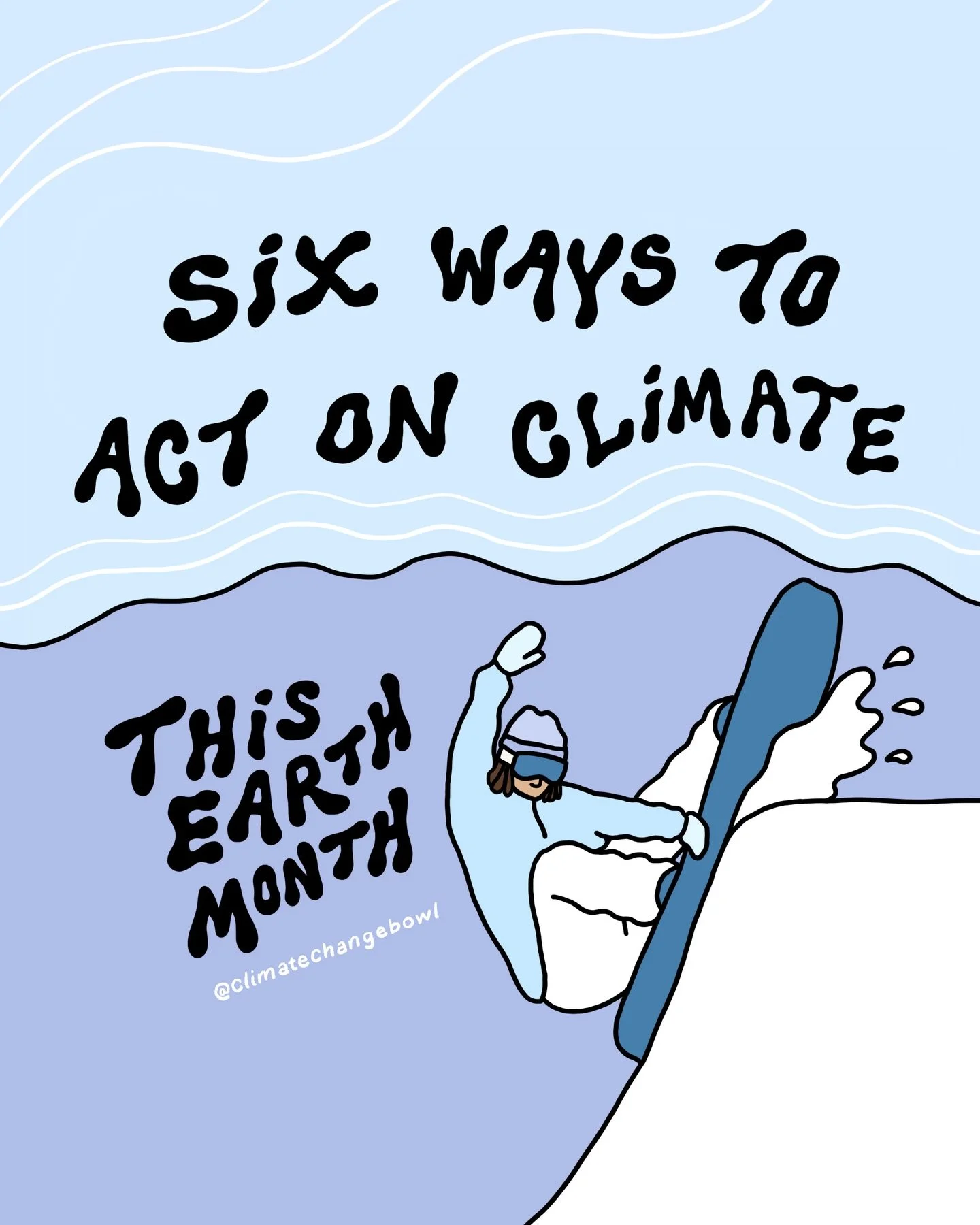 last one is my favourite;)) 

HAPPY EARTH MONTH 🌏💙🩵

if you&rsquo;re curious about how you can take climate action in a way that suits you, sign up for my climate course - link in bio ♡♡

climatechangebowl.com/courses