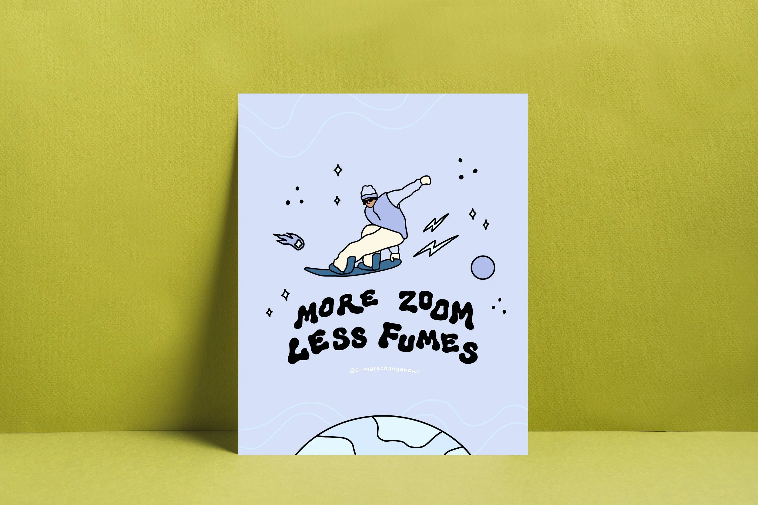More Zoom Less Fumes ⚡︎ Print