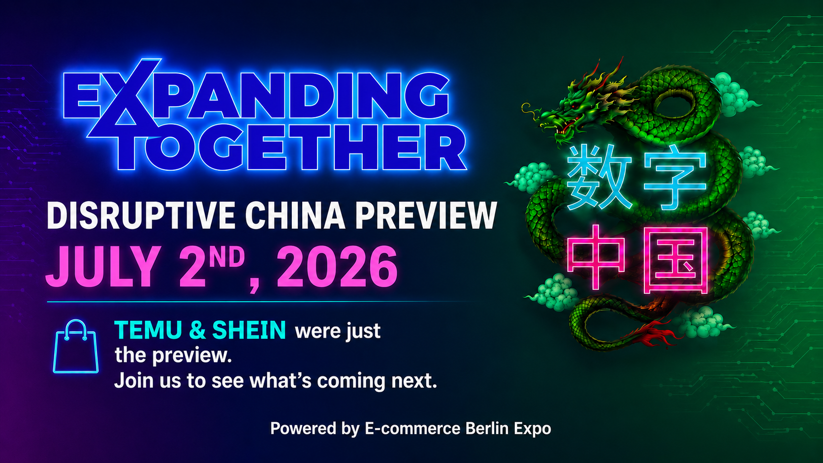 Digital China Preview, powered by E-commerce Berlin Expo