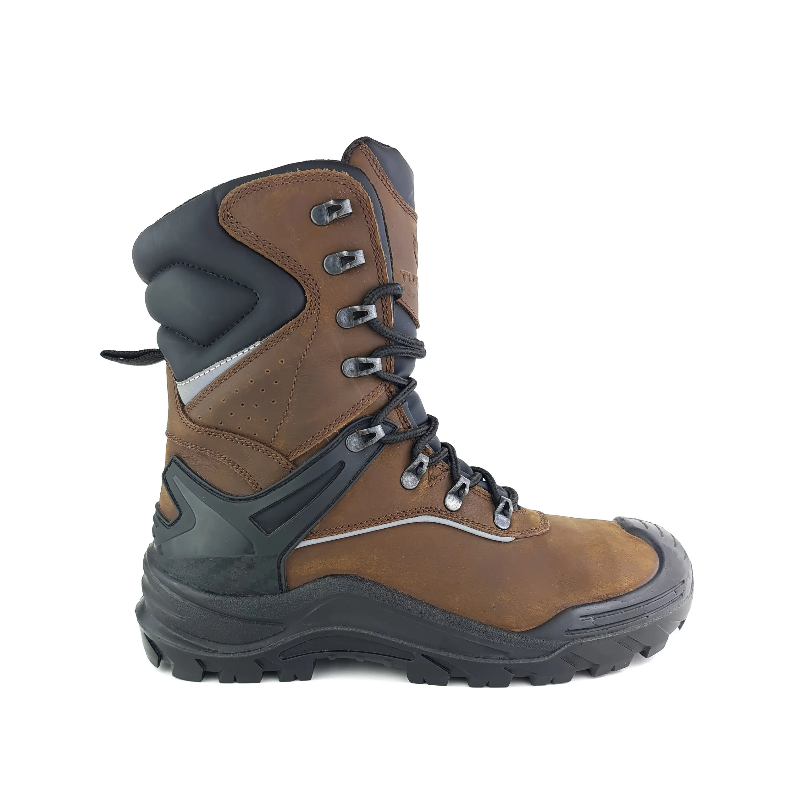 TUFFKING TUNDRA HIGH LEG WATERPROOF BROWN SAFETY BOOT