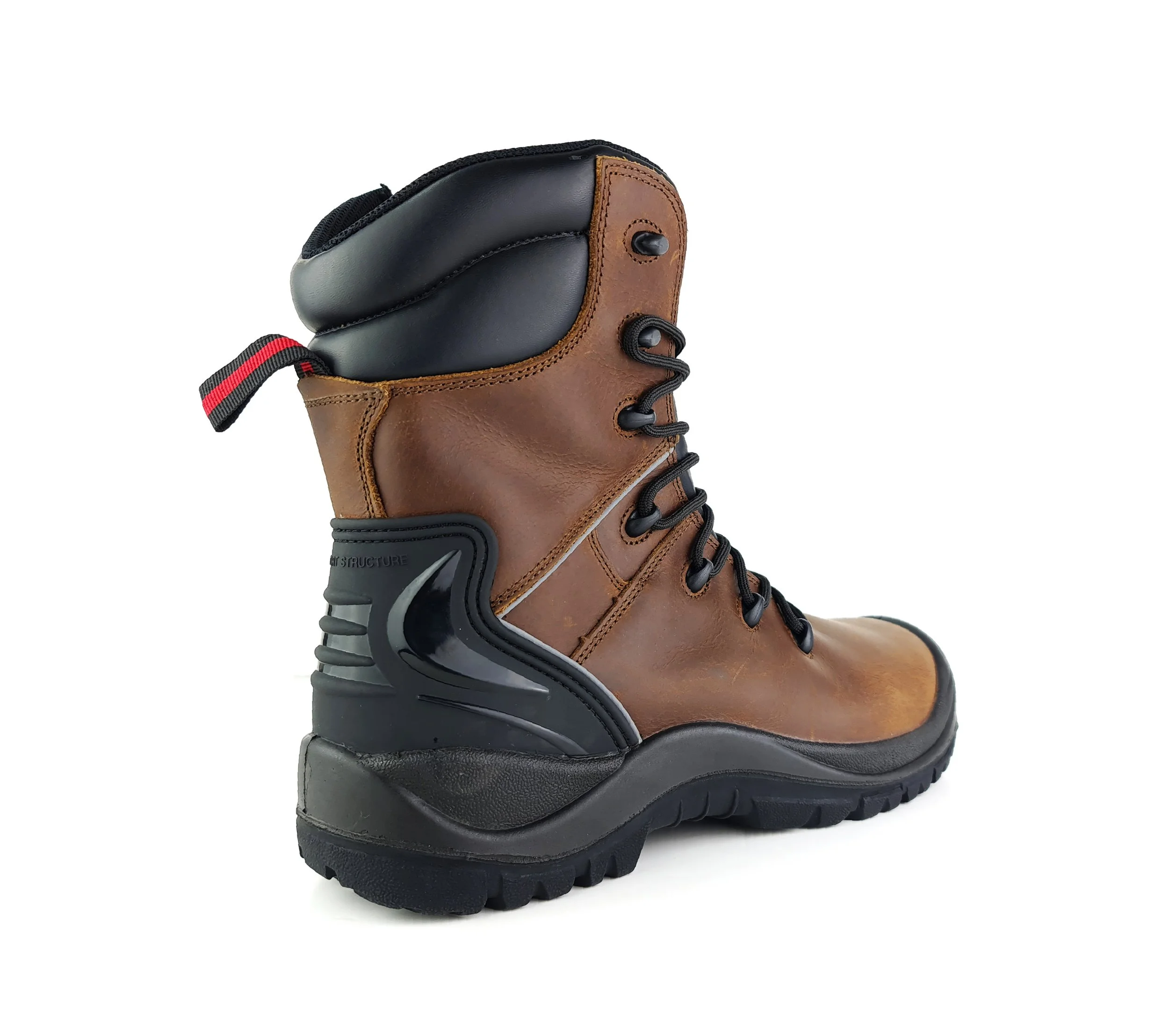 TUFFKING HAVOC BROWN SIDE ZIP HRO SAFETY BOOT