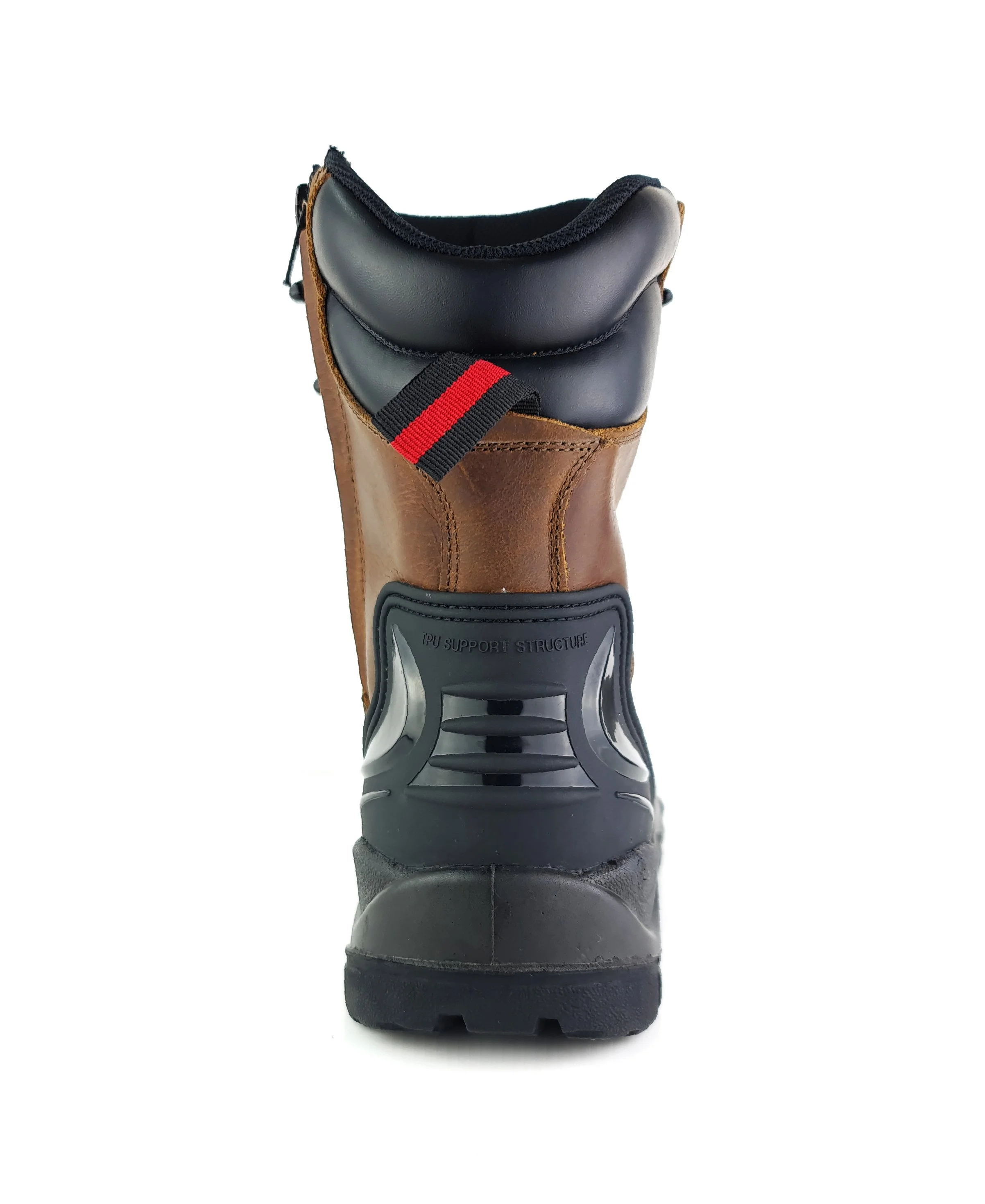 TUFFKING HAVOC BROWN SIDE ZIP SAFETY BOOT