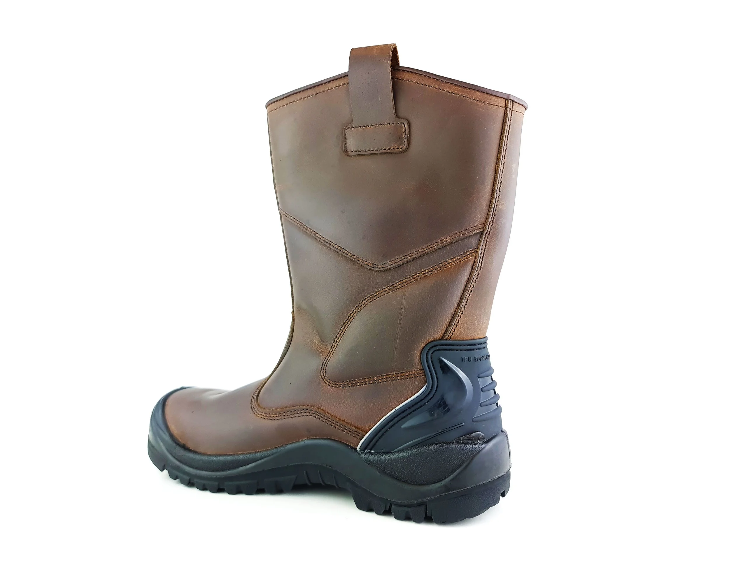 TUFFKING DENALI BROWN LEATHER RIGGER BOOT
