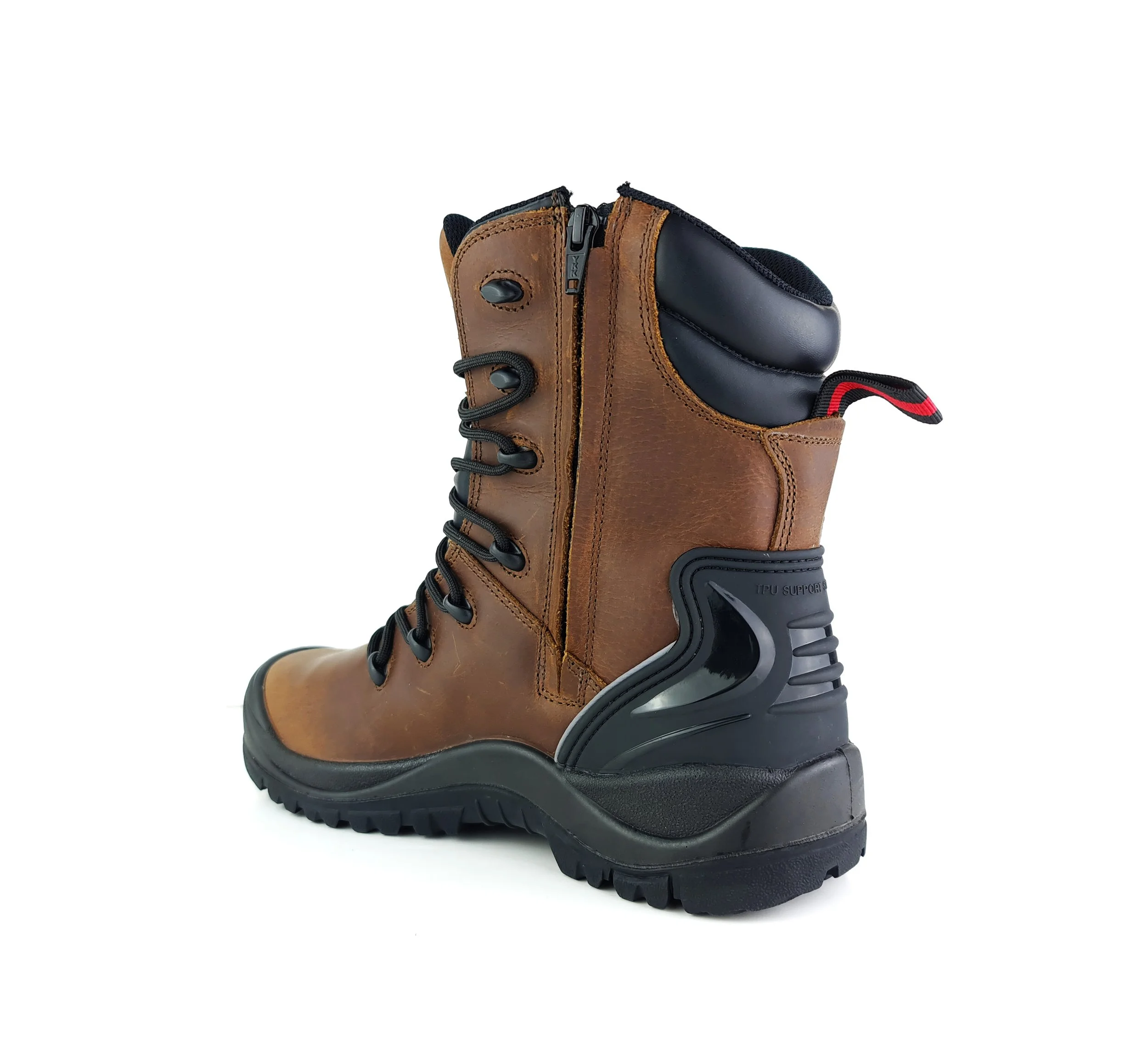 TUFFKING HAVOC BROWN SIDE ZIP HRO SAFETY BOOT