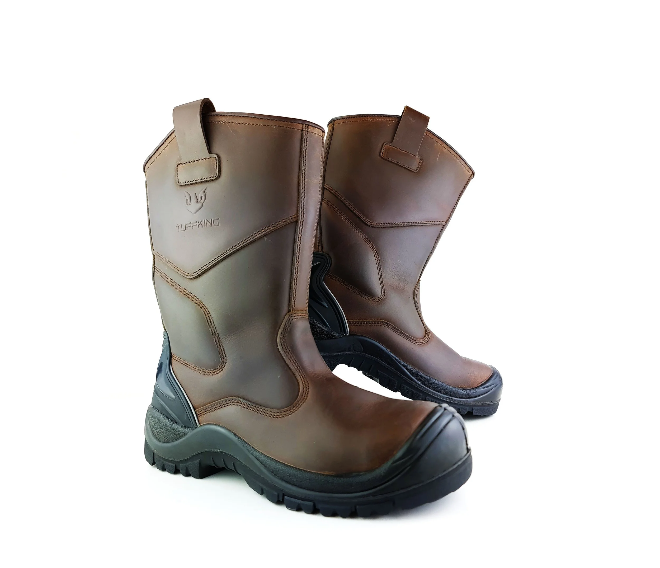 TUFFKING DENALI PREMIUM BROWN LEATHER RIGGER
