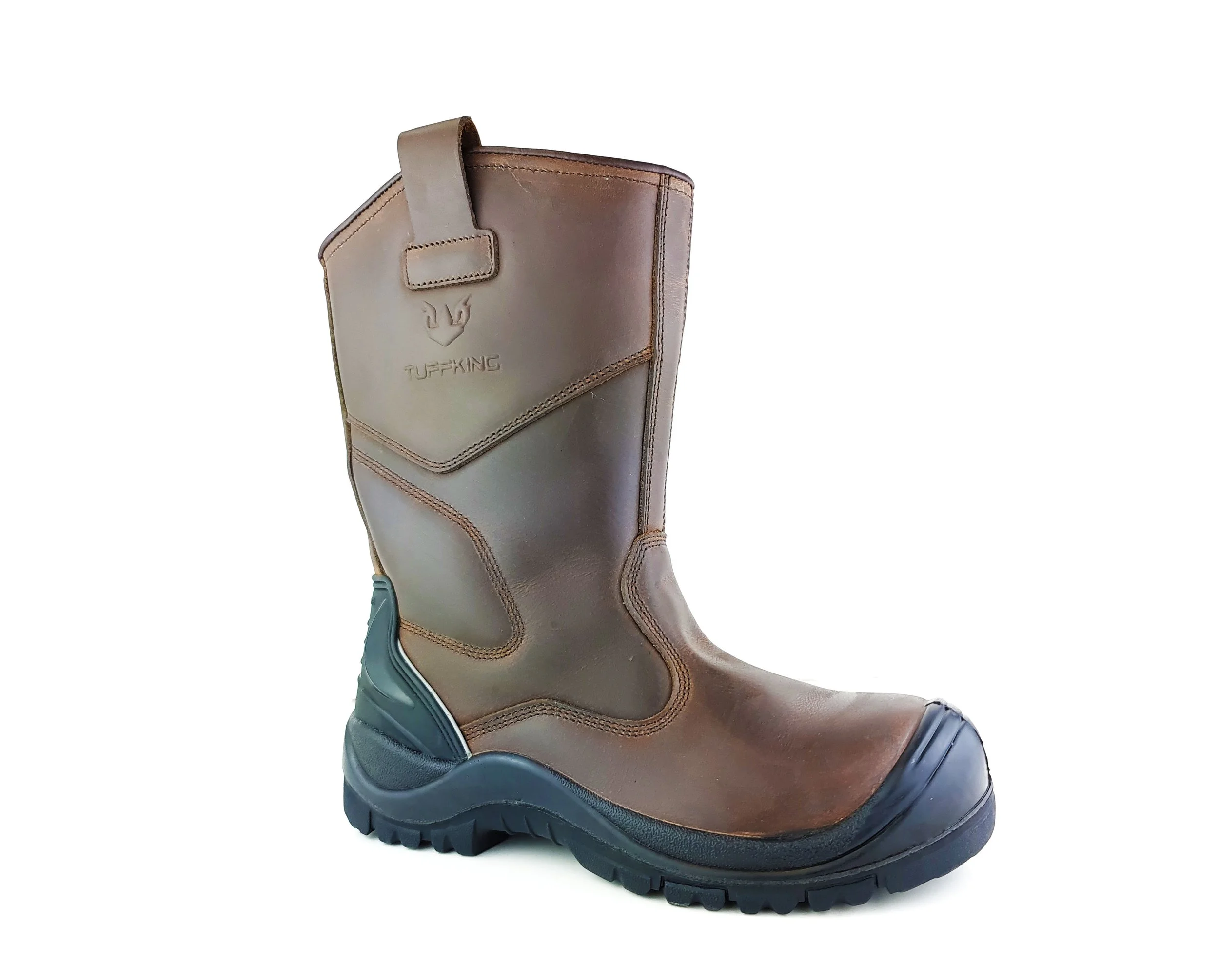 TUFFKING DENALI BROWN LEATHER RIGGER BOOT